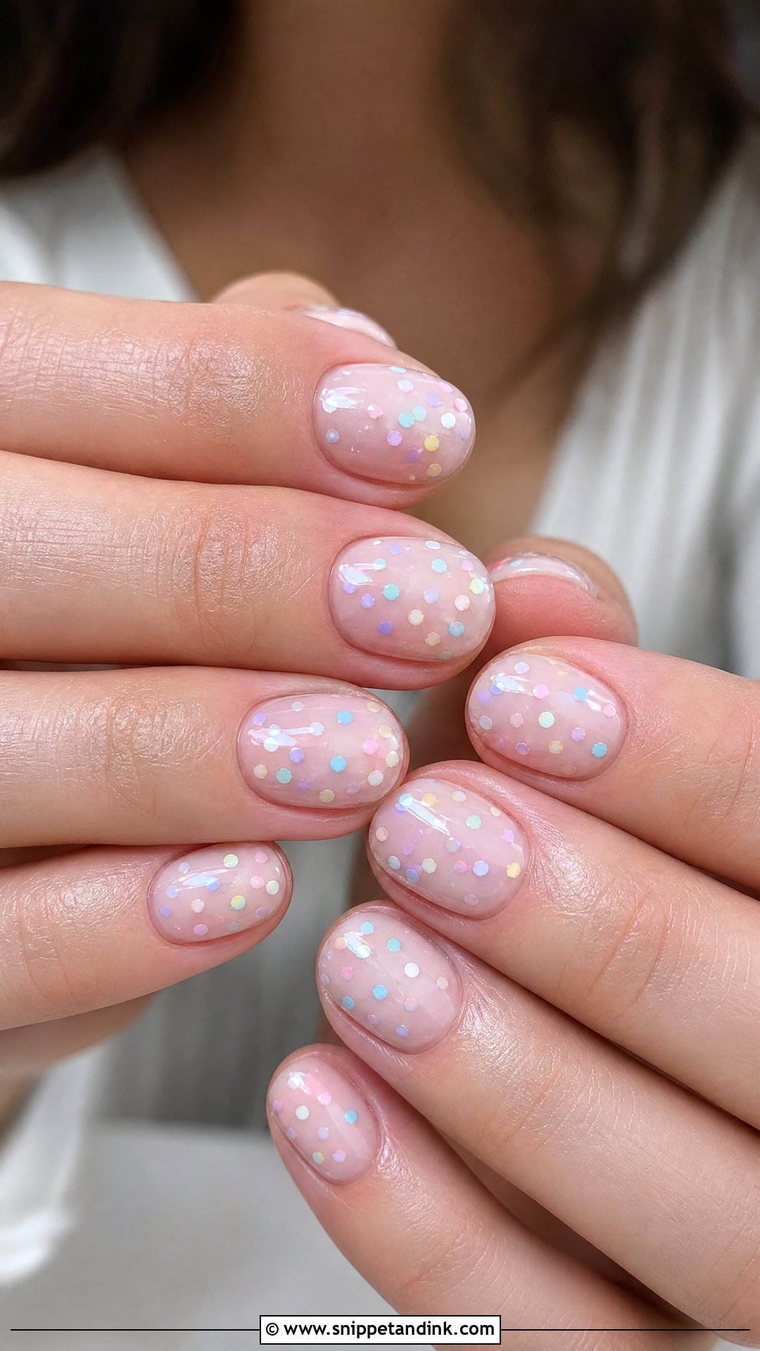 Confetti Bridal Nails - Snippet and Ink - 25 Fun Bridal Nails