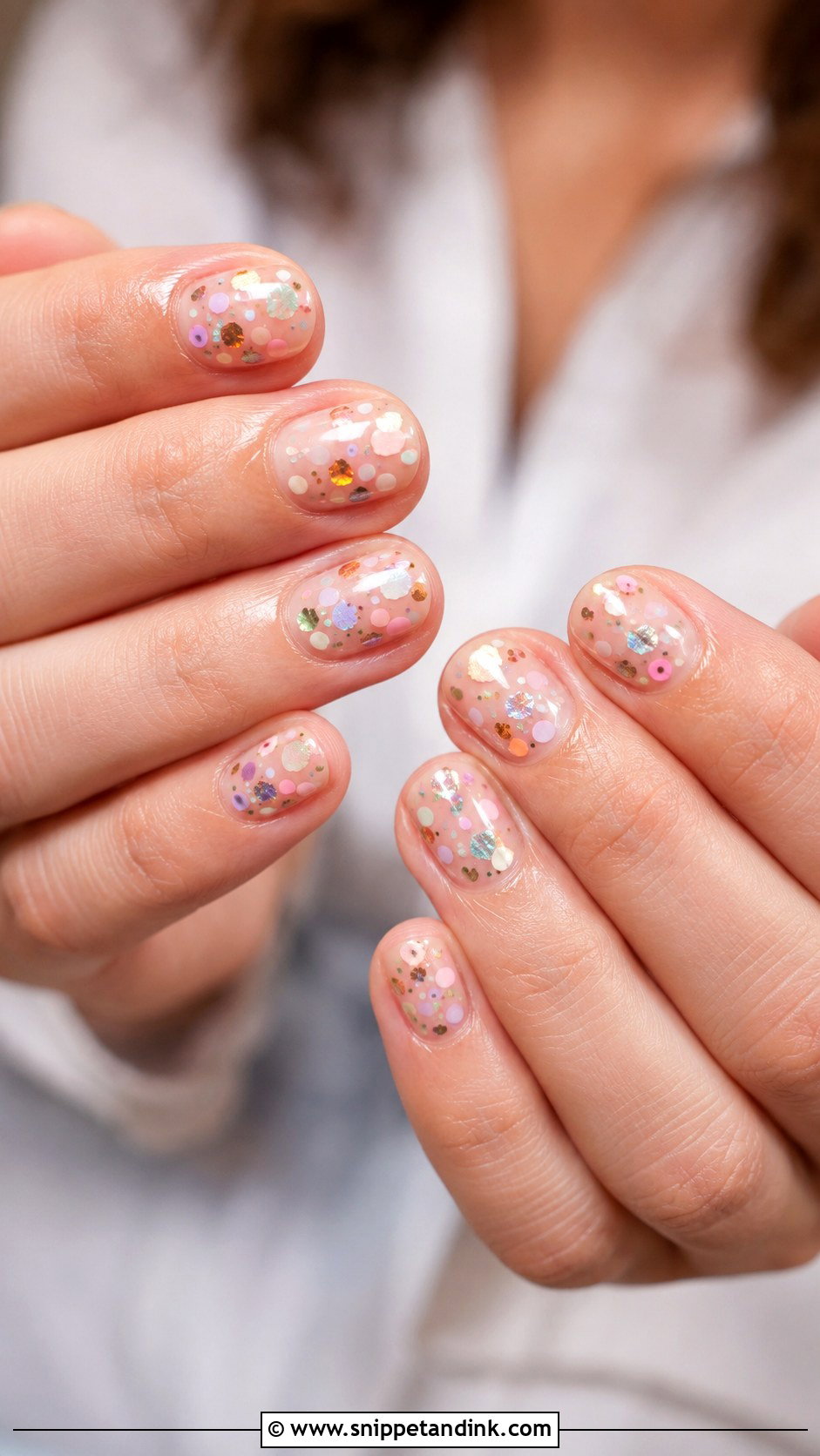 Confetti Hens Party Nails - Snippet and Ink - 20 Hens Party Nails