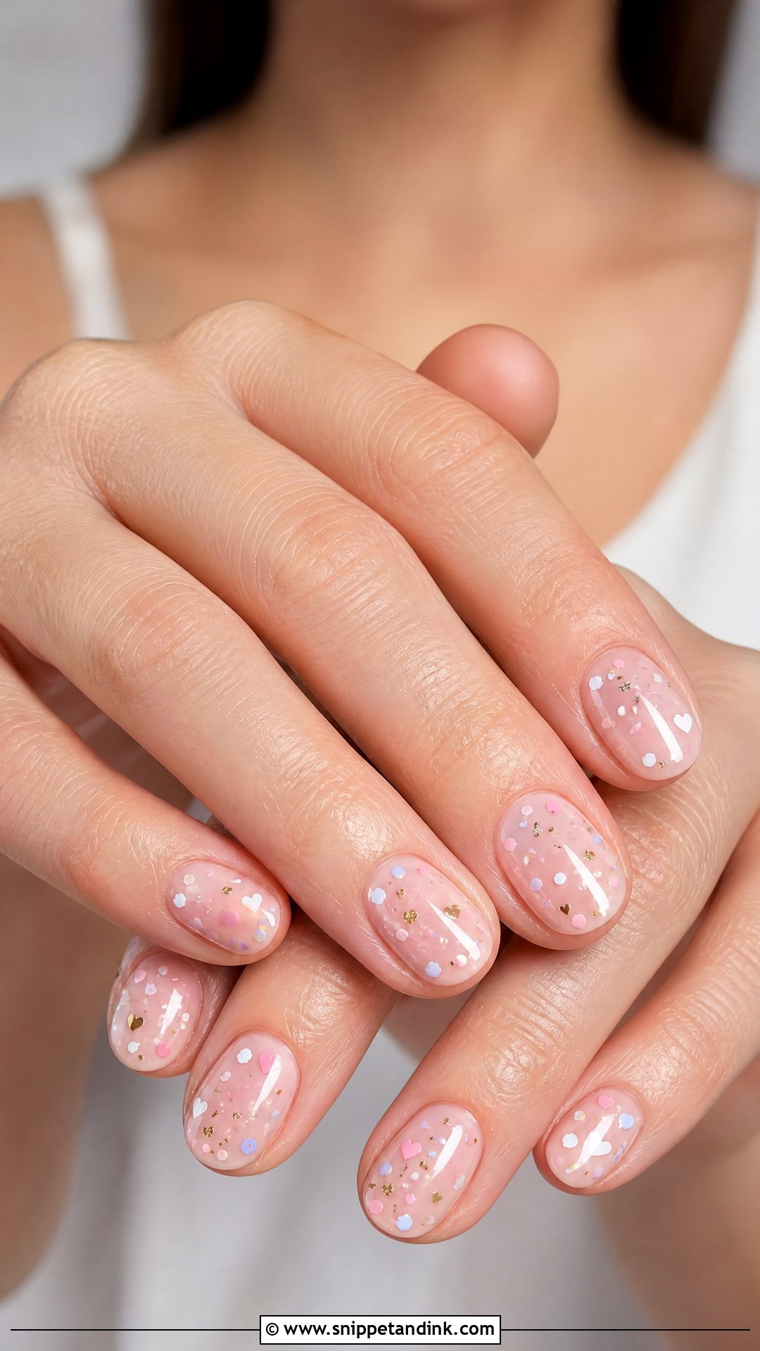 Confetti Wedding Nails - Snippet and Ink - 25 Fun Wedding Nails