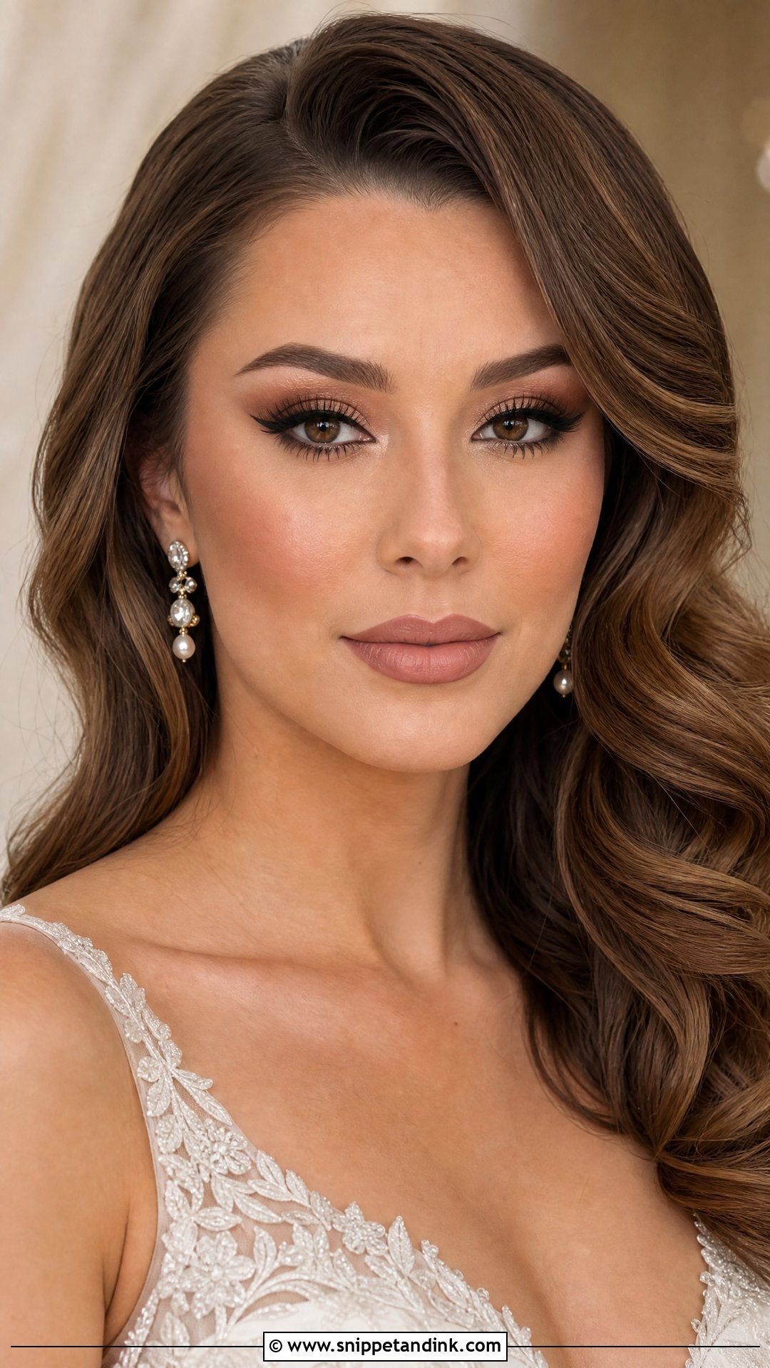 Contoured Bridal Makeup - Snippet and Ink - 20 Heavy Wedding Makeup Ideas