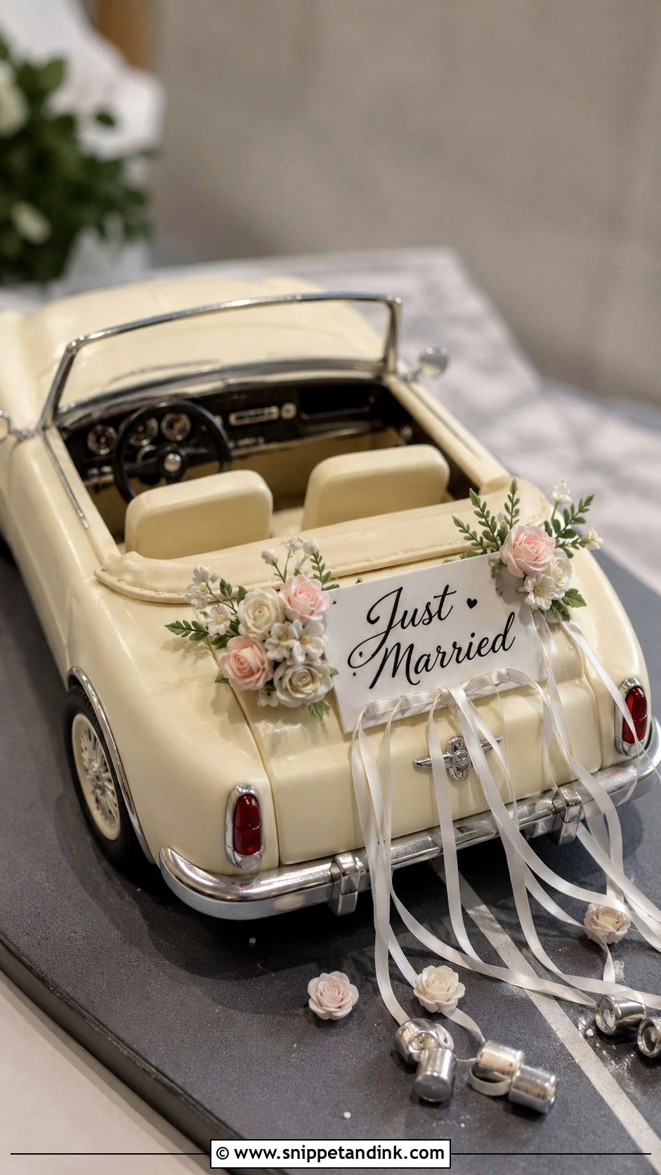 Convertible Car Grooms Cake - Snippet and Ink - 20 Grooms Car Cake Ideas