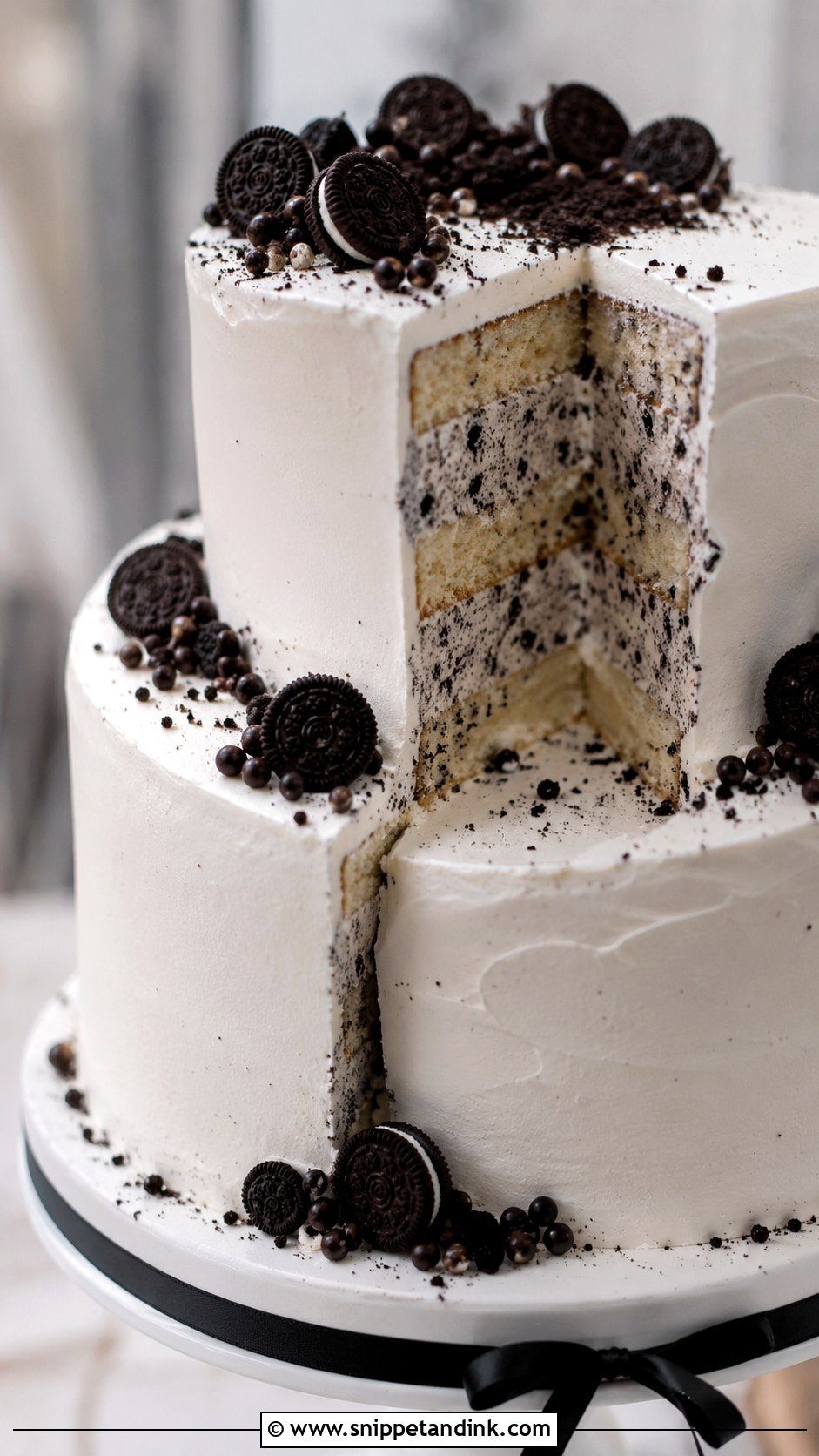 Cookies And Cream Mousse Wedding Cake - Snippet and Ink - 25 Mousse Wedding Cake Ideas