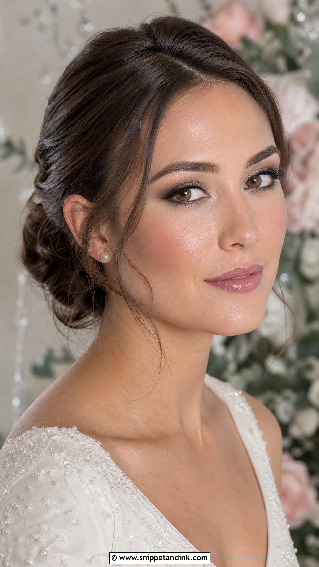 Cool Brown Bridal Makeup - Snippet and Ink - 20 Cool Toned Wedding Makeup Ideas