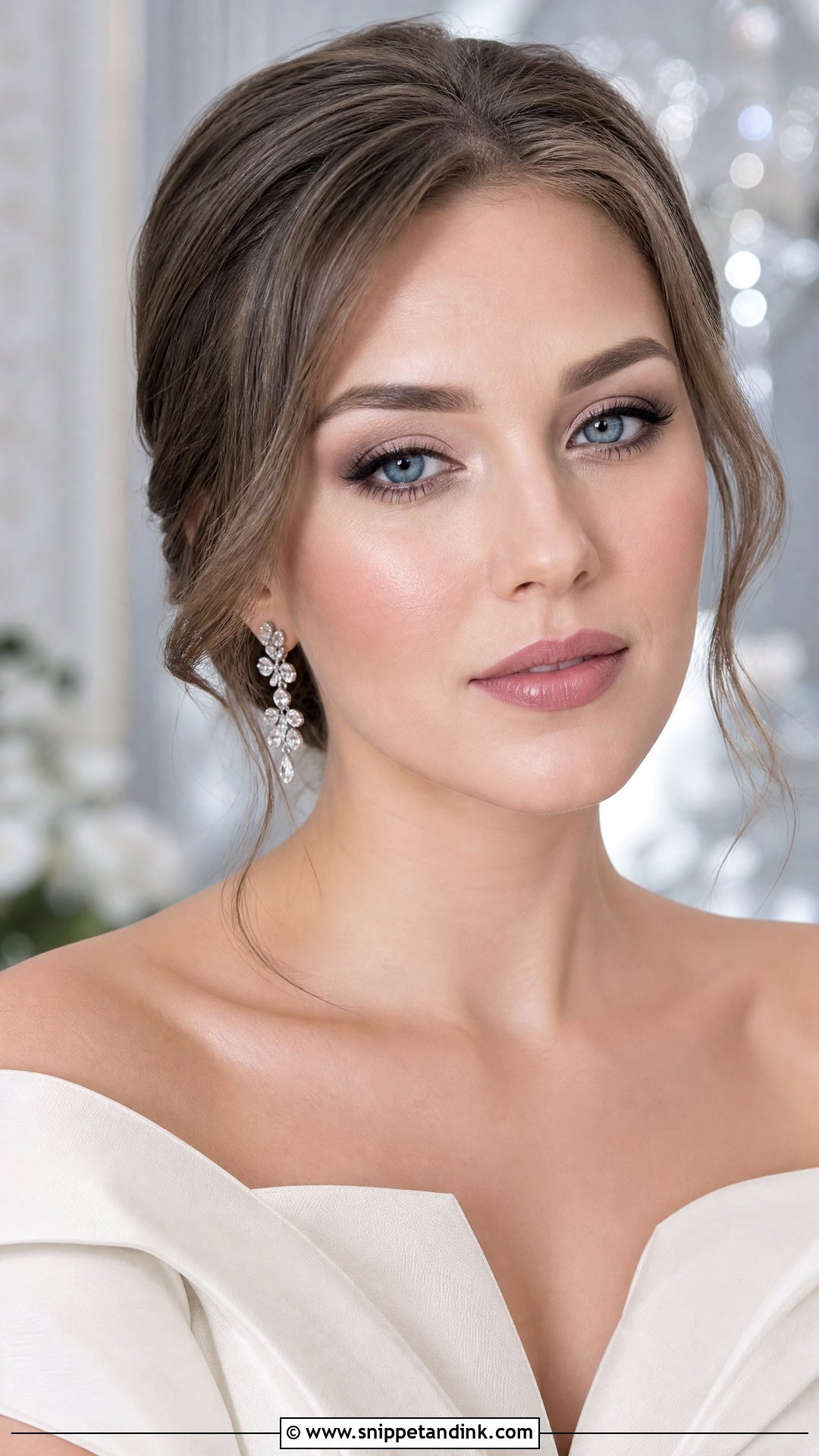Cool Neutral Wedding Makeup For Blue Eyes - Snippet and Ink - 25 Natural Wedding Makeup for Blue Eyes