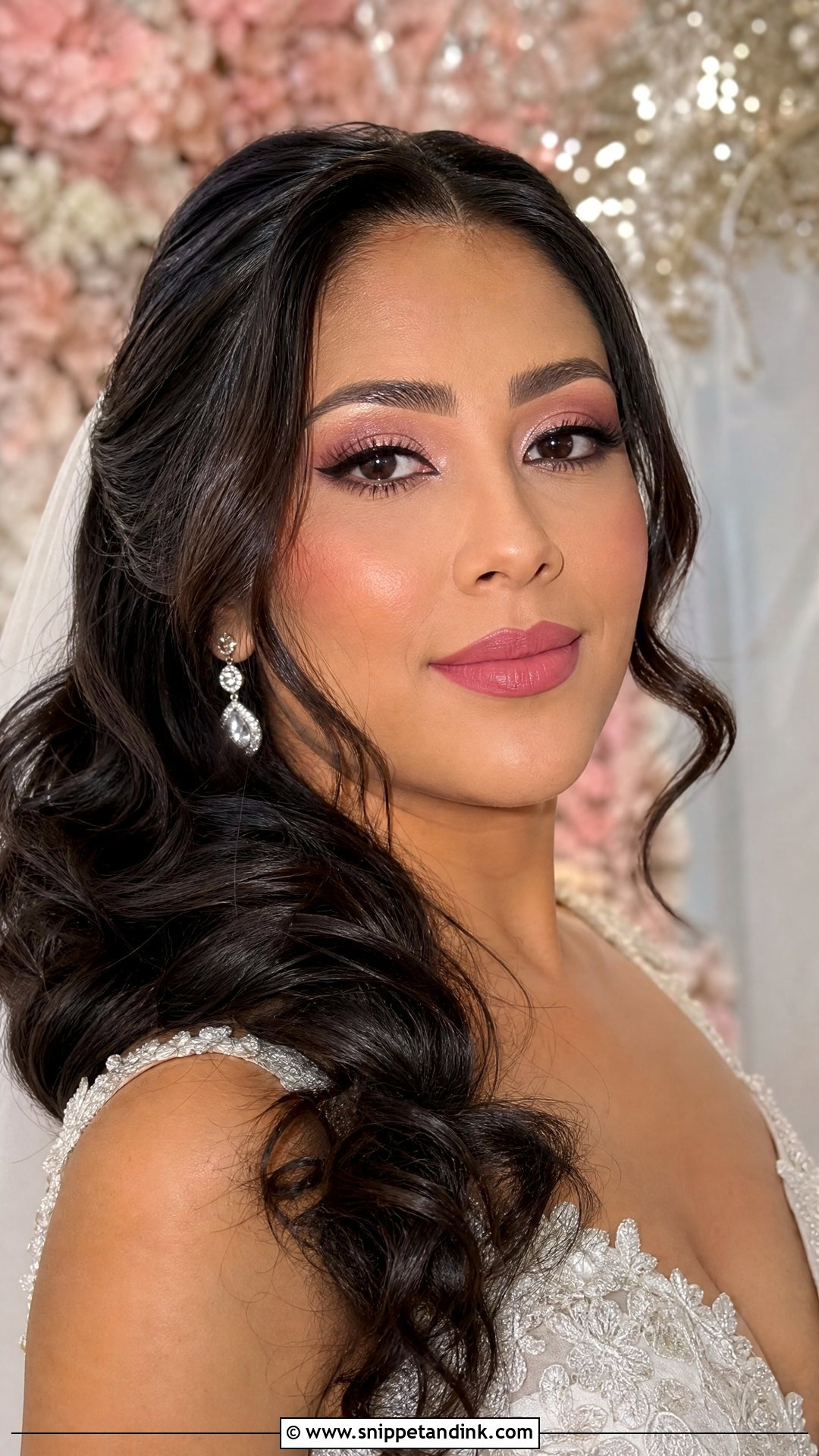 Cool Pink Soft Glam Makeup - Snippet and Ink - 20 Cool Toned Wedding Makeup Ideas
