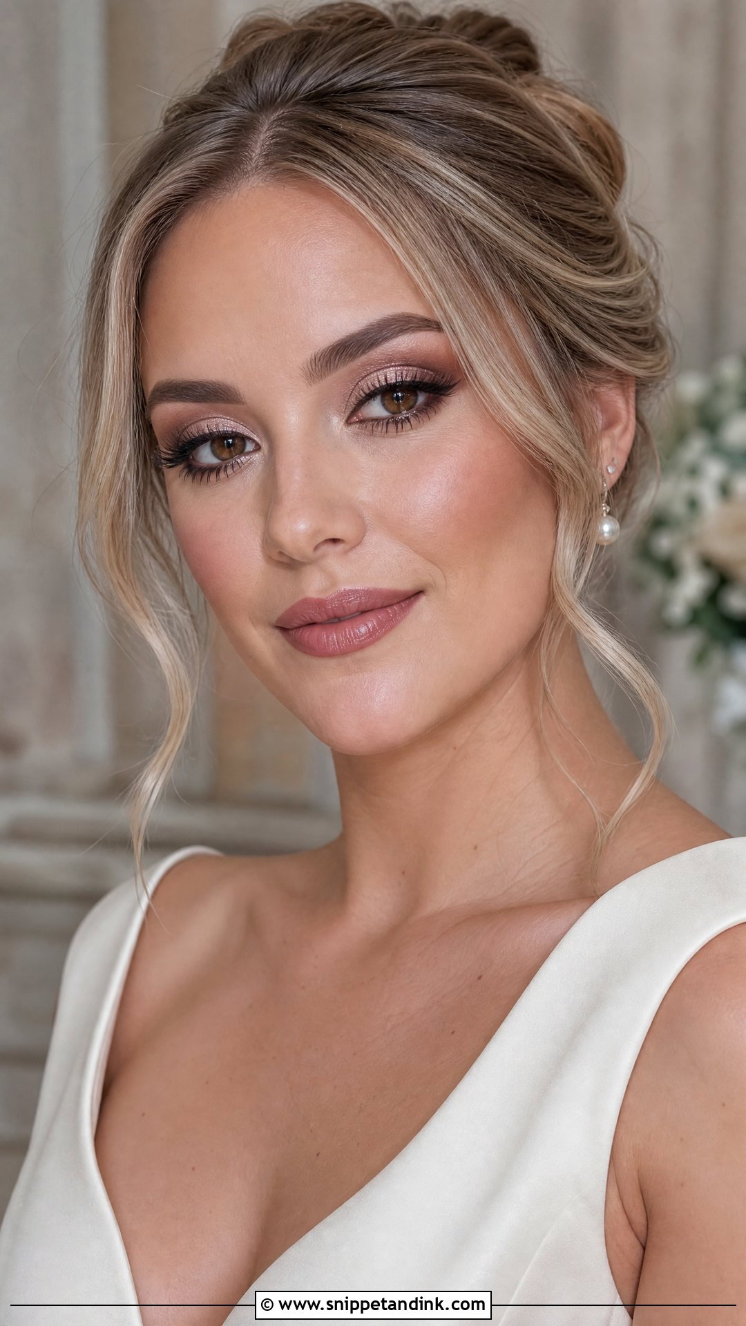 Cool Taupe Bridal Makeup Brown Eyes - Snippet and Ink - 20 Bridal Makeup Full Glam Brown Eyes