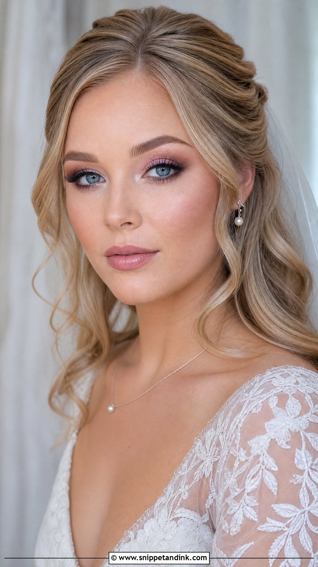 Cool Tone Bridal Makeup For Blue Eyes - Snippet and Ink - 20 Cool Tone Bridal Makeup Ideas