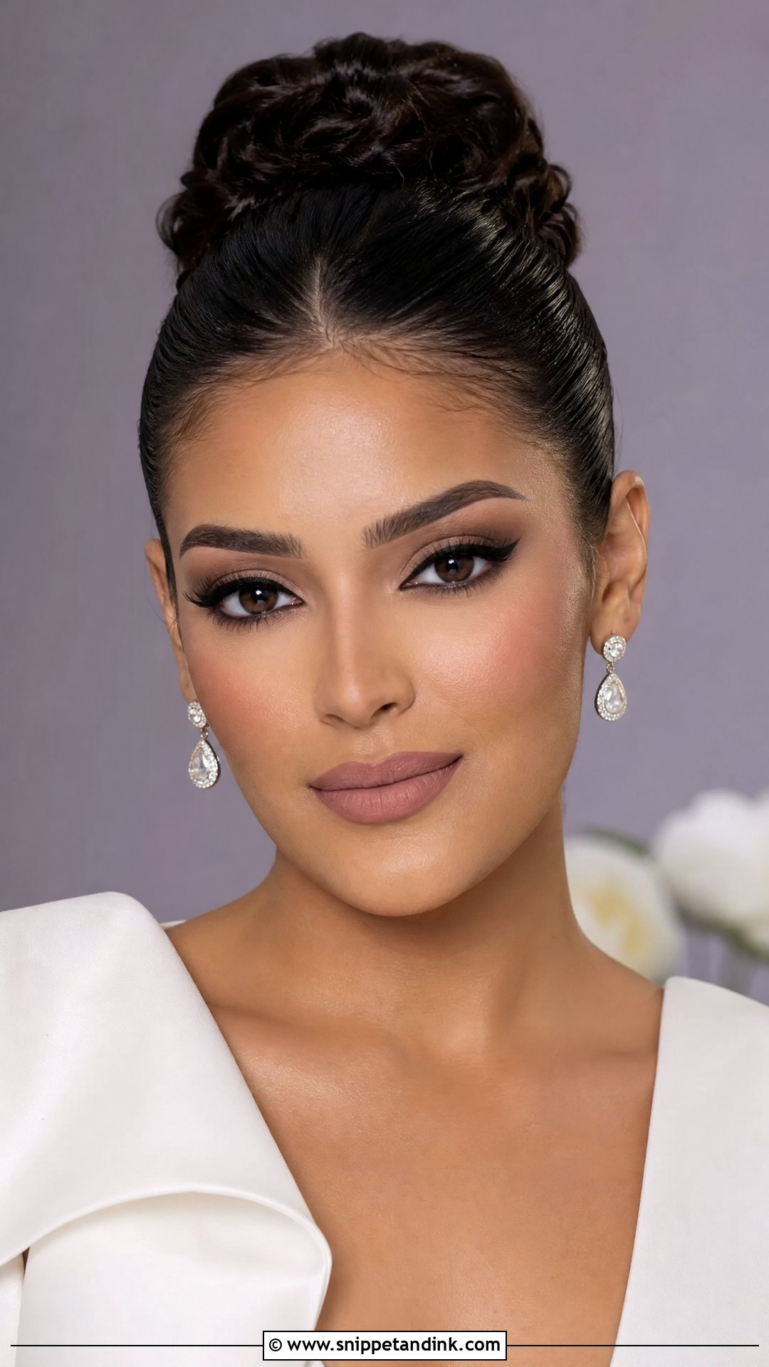 Cool Tone Matte Wedding Makeup - Snippet and Ink - 20 Cool Tone Wedding Makeup Ideas