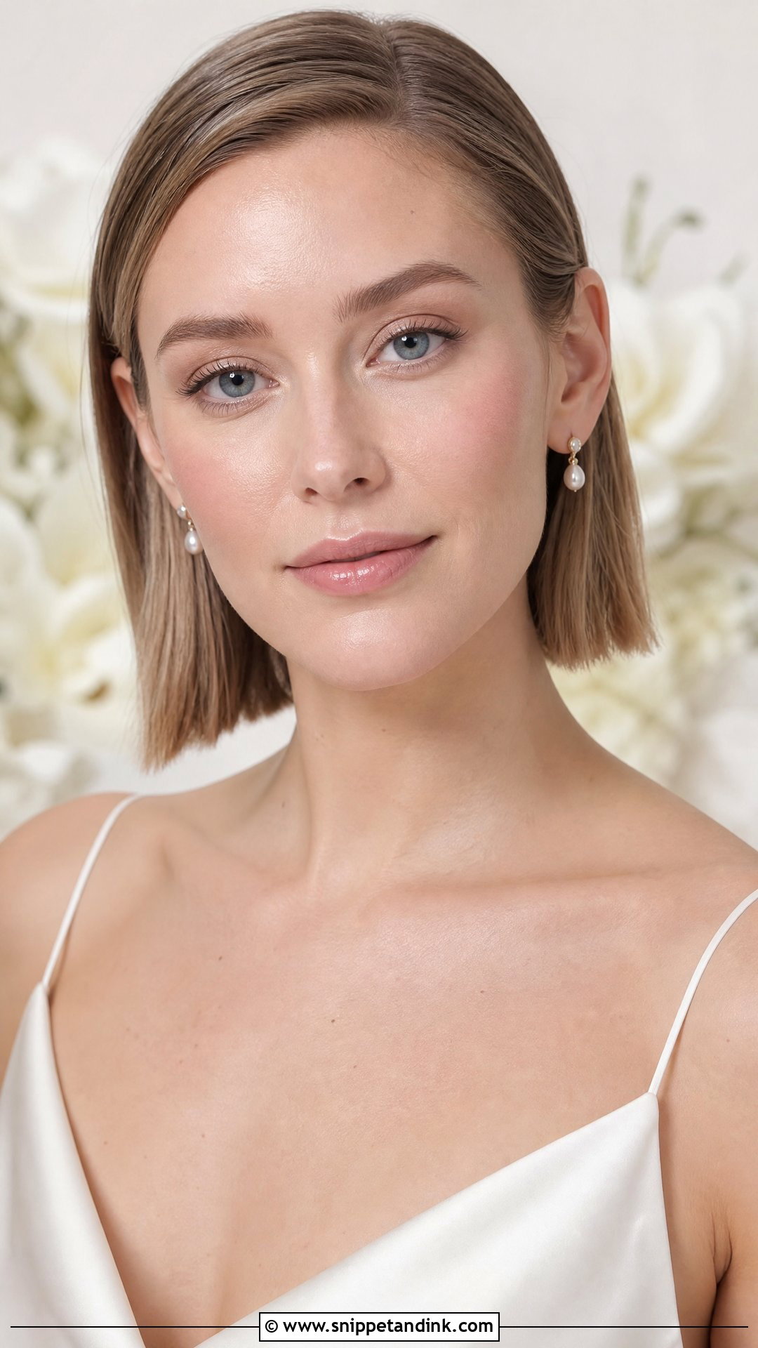 Cool Tone Minimal Bridal Makeup - Snippet and Ink - 20 Cool Tone Bridal Makeup Ideas