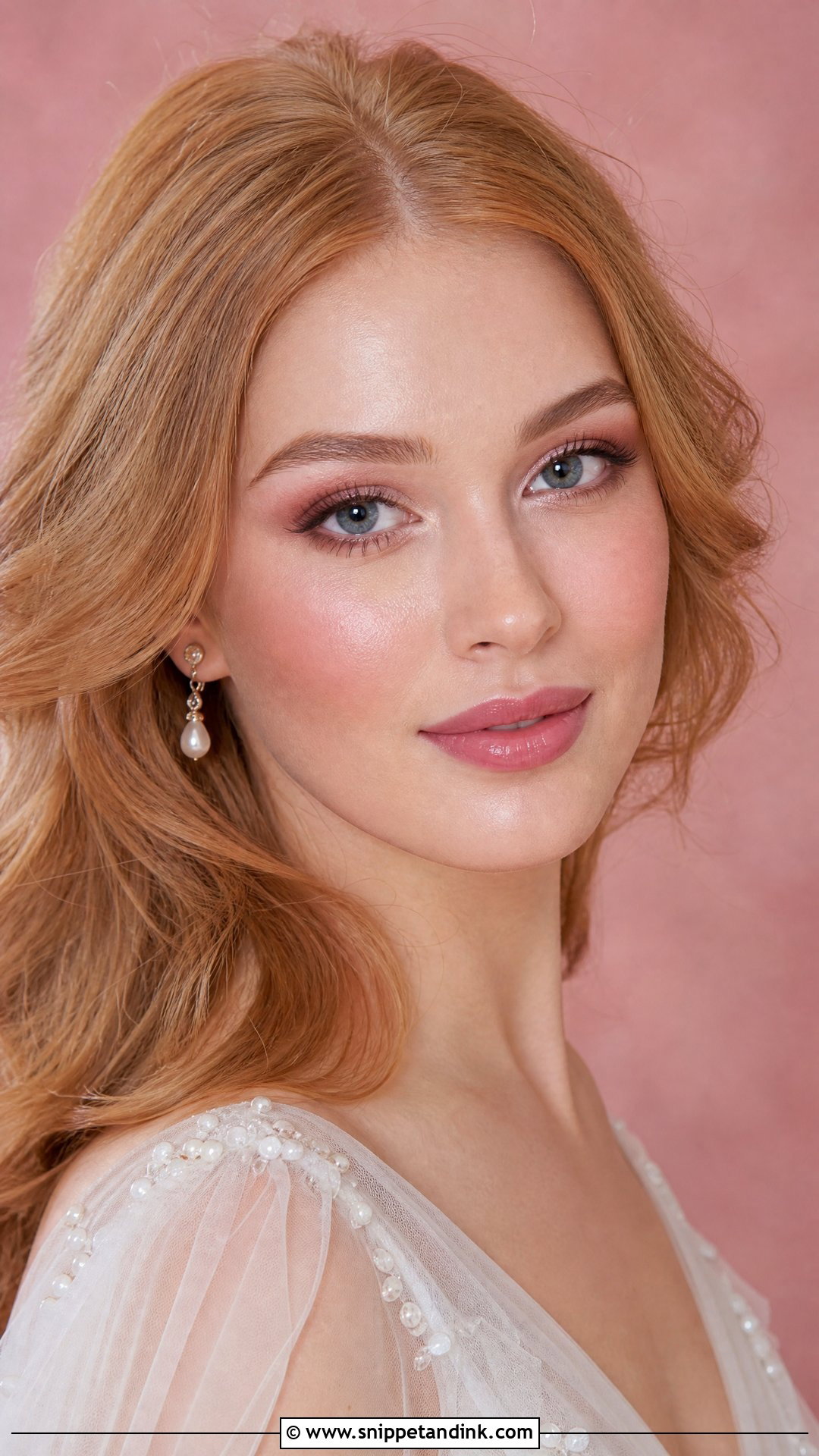 Cool Tone Rose Wedding Makeup - Snippet and Ink - 20 Cool Tone Wedding Makeup Ideas