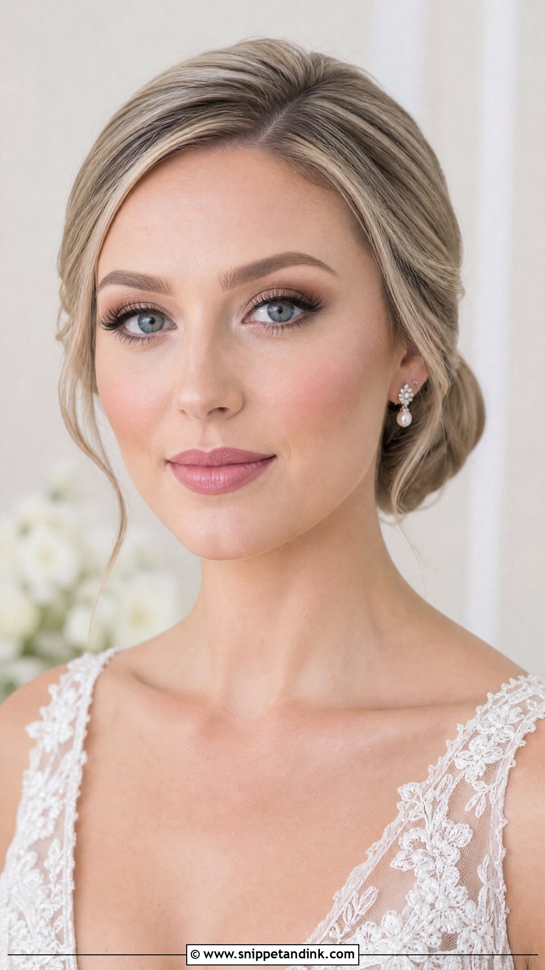 Cool Tone Soft Glam Bridal Makeup - Snippet and Ink - 20 Cool Tone Bridal Makeup Ideas