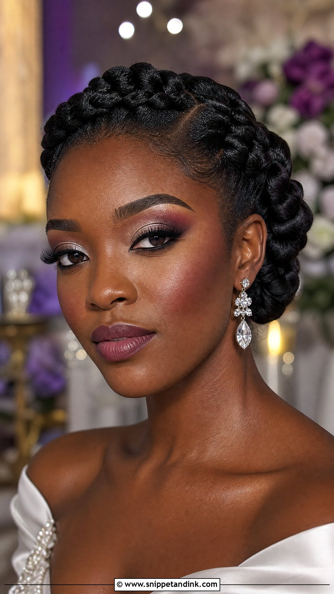Cool Toned Bridal Makeup For Deep Skin - Snippet and Ink - 20 Cool Toned Bridal Makeup Ideas