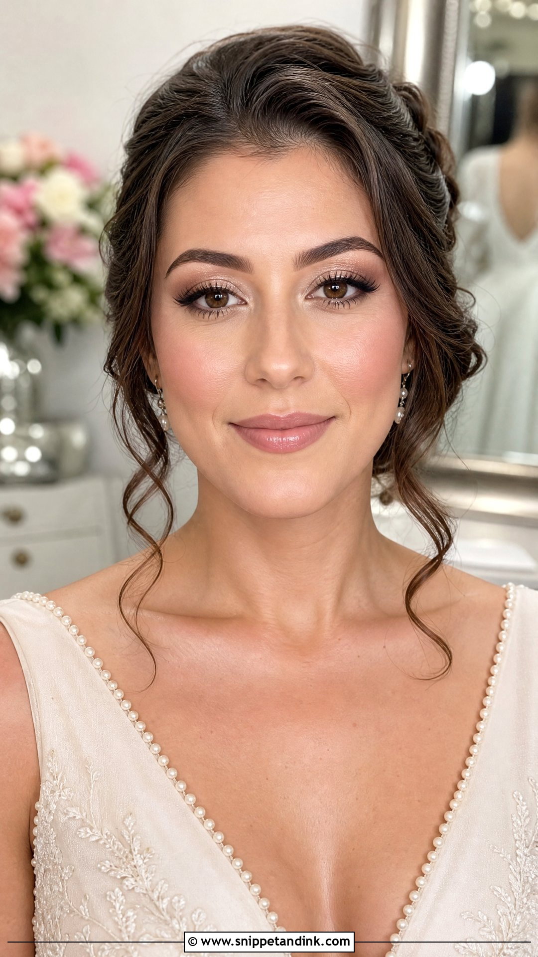 Cool Toned Champagne Bridal Makeup - Snippet and Ink - 20 Cool Toned Bridal Makeup Ideas