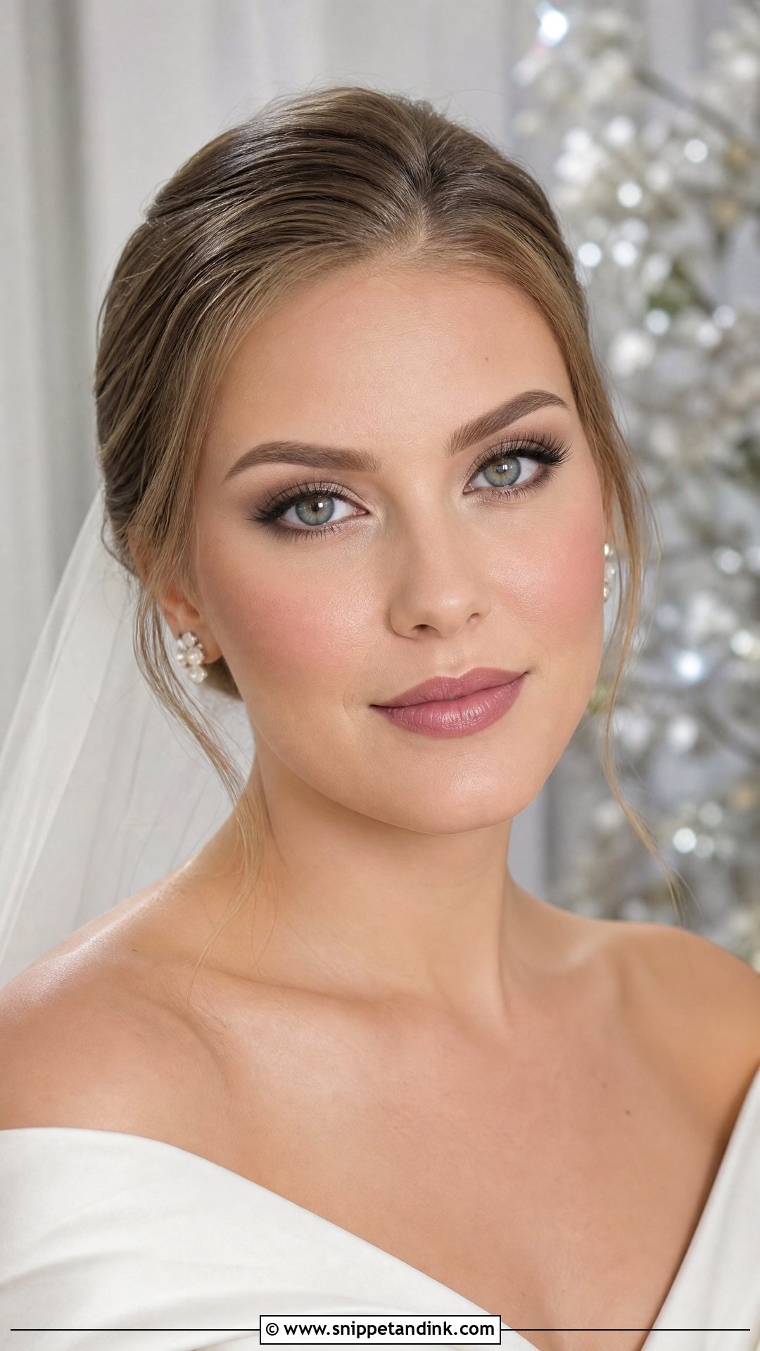 Cool Toned Soft Glam Bridal Makeup - Snippet and Ink - 20 Cool Toned Bridal Makeup Ideas