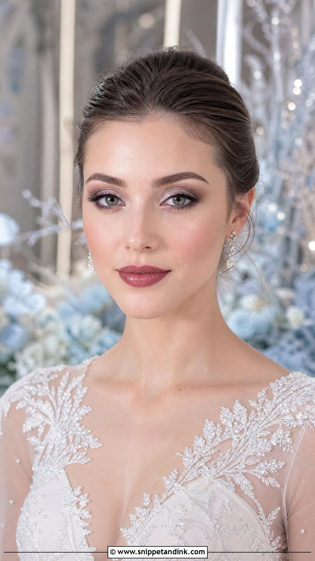 Cool Toned Winter Bridal Makeup - Snippet and Ink - 20 Cool Toned Bridal Makeup Ideas