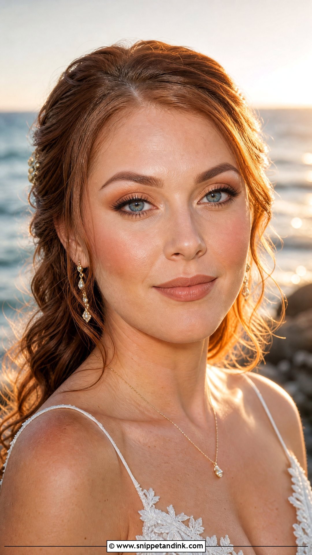 Copper Beach Wedding Makeup For Blue Eyes - Snippet and Ink - 20 Beach Wedding Makeup for Blue Eyes