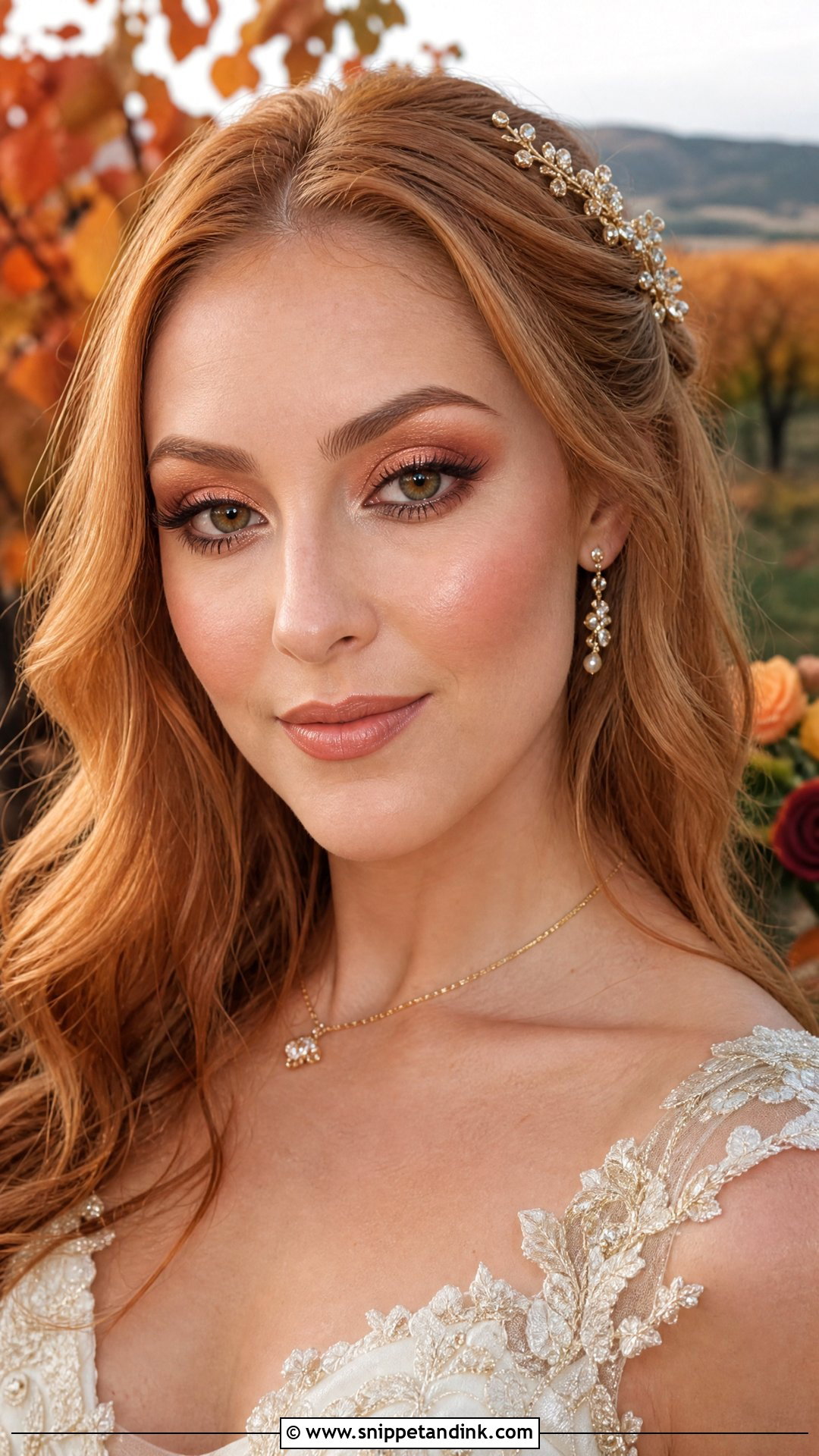 Copper Bridal Eyeshadow - Snippet and Ink - 25 Bridal Eyeshadow Ideas