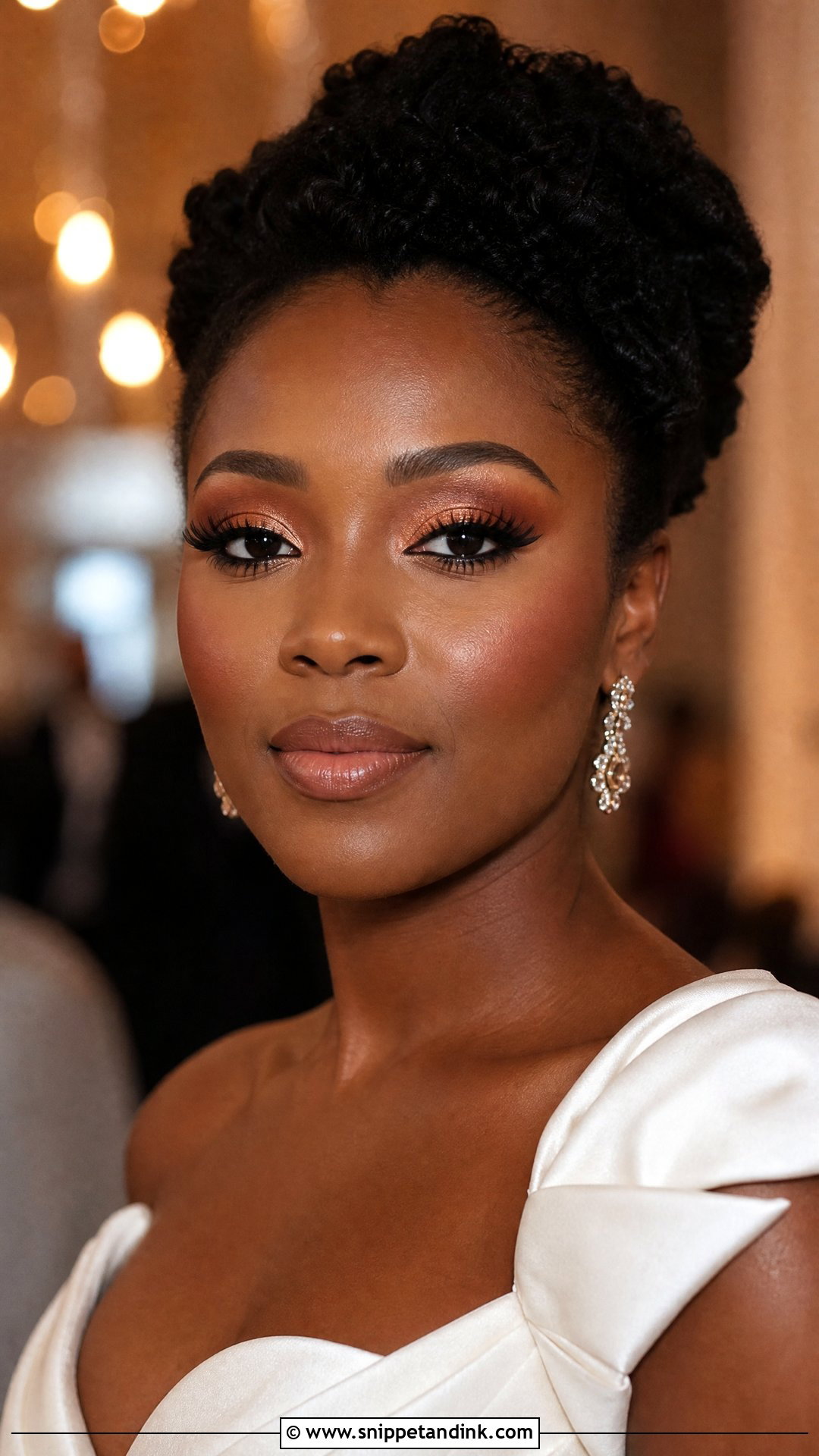 Copper Bridal Makeup - Snippet and Ink - 20 Warm Bridal Makeup Ideas