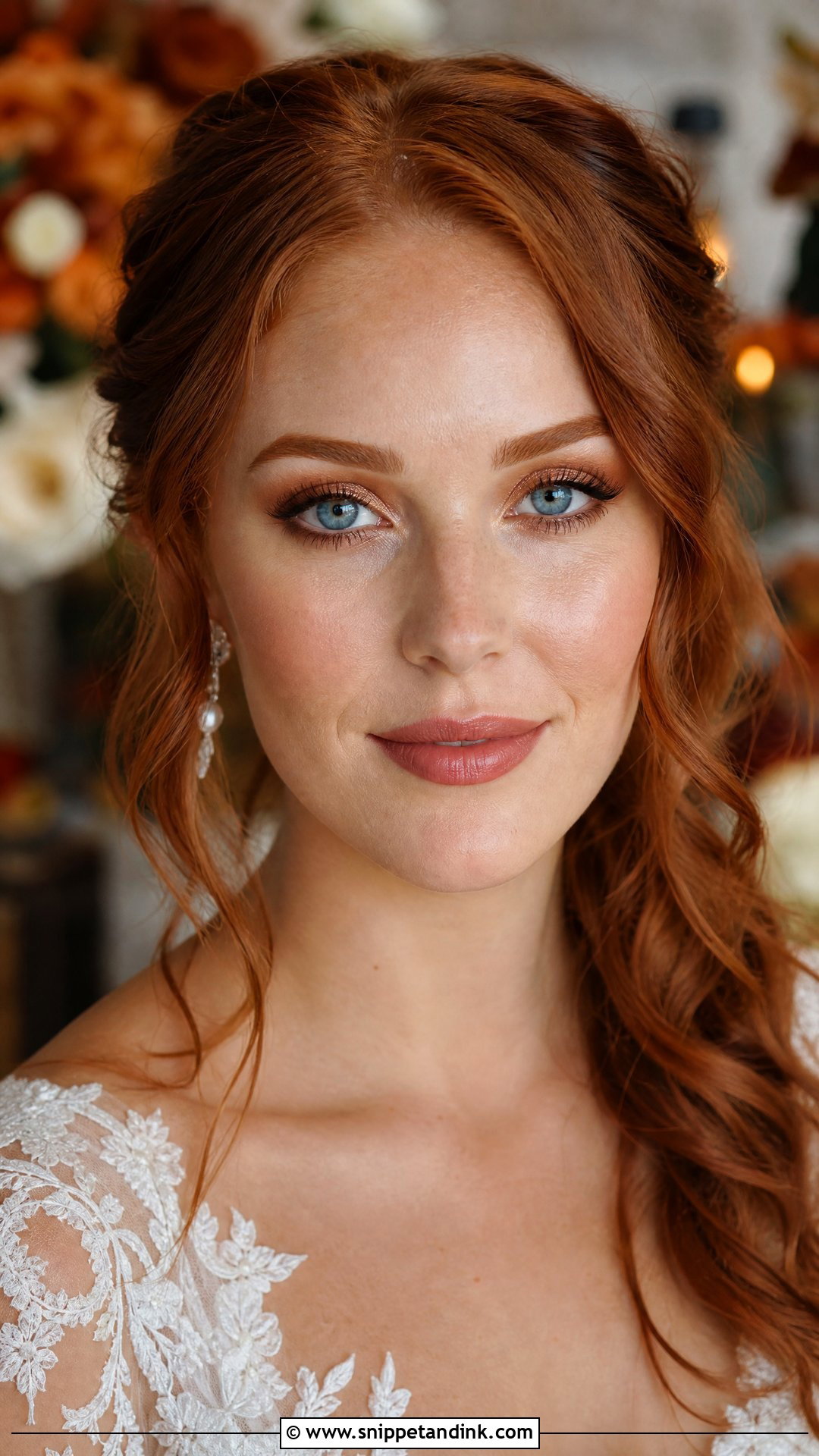 Copper Bridal Makeup For Blue Eyes - Snippet and Ink - 20 Soft Bridal Makeup for Blue Eyes