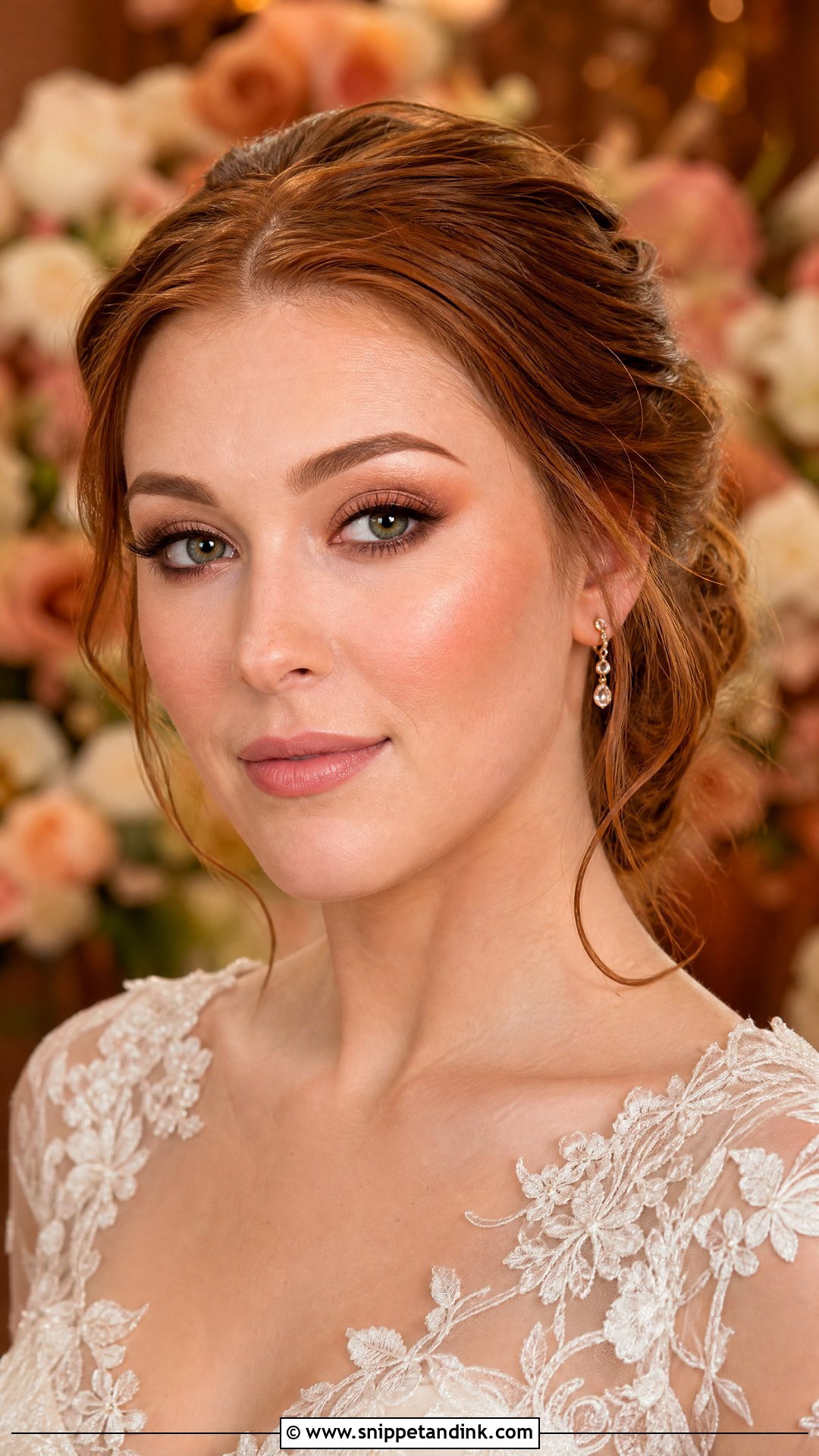 Copper Bridal Makeup For Blue Eyes - Snippet and Ink - 30 Soft Glam Bridal Makeup for Blue Eyes