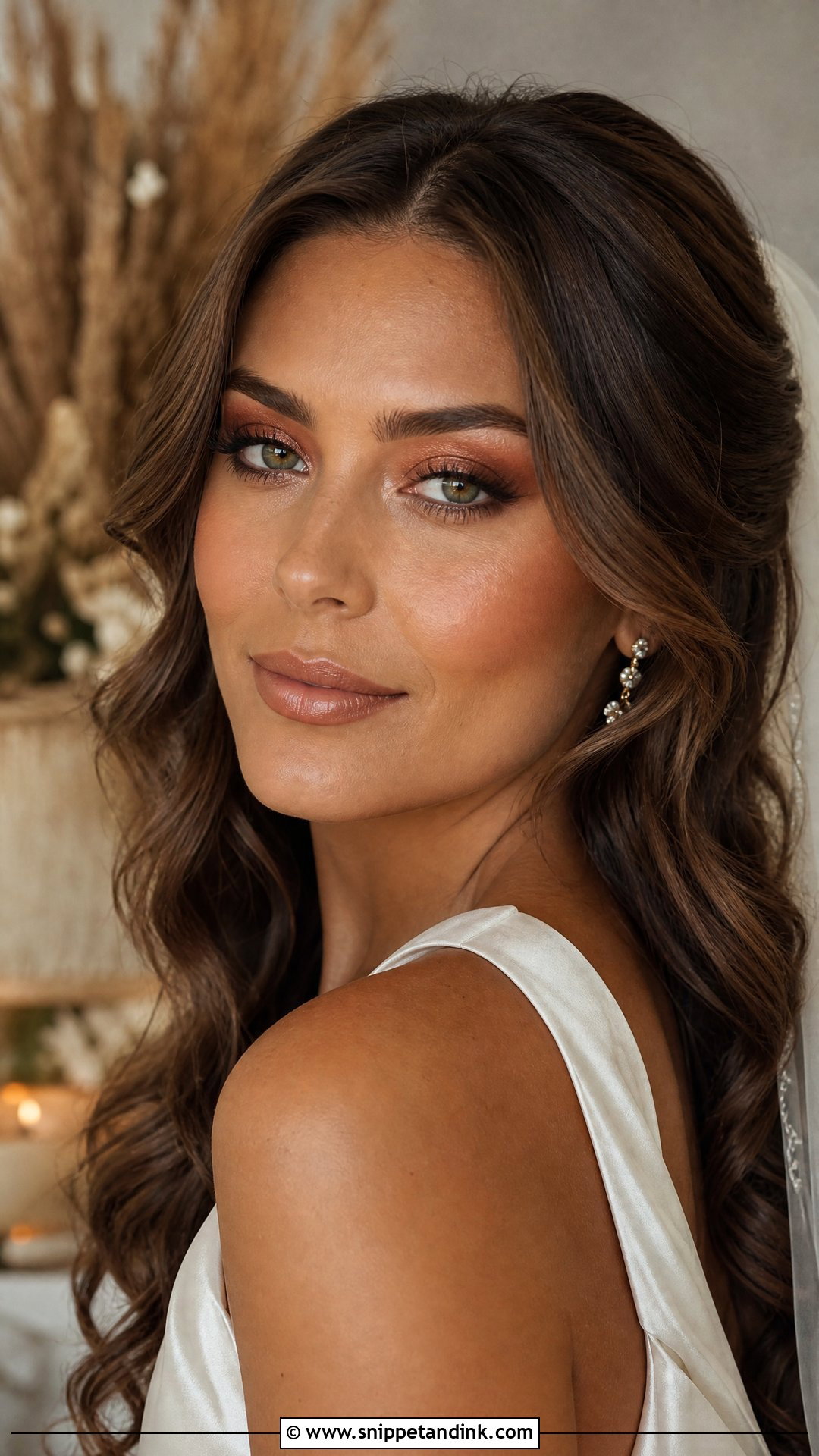 Copper Bridal Makeup For Green Eyes Brunette - Snippet and Ink - 25 Bridal Makeup for Green Eyes Brunette