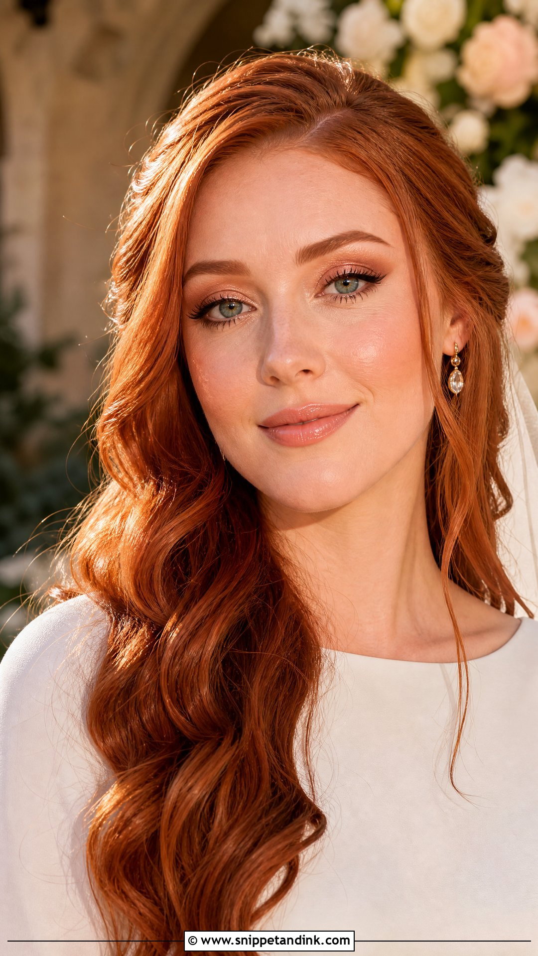 Copper Hair Wedding Makeup - Snippet and Ink - 25 Wedding Makeup Redhead Ideas