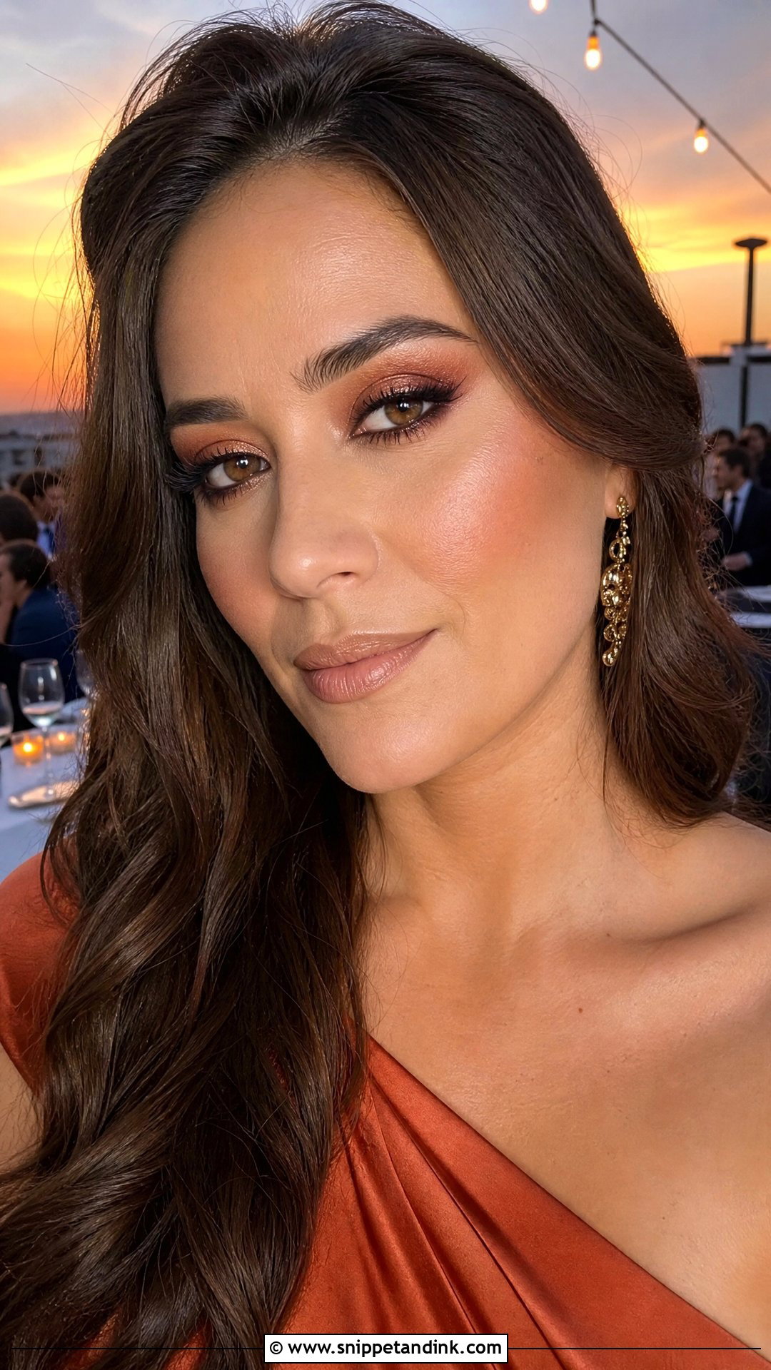 Copper Summer Wedding Makeup for Brown Eyes - Snippet and Ink - 20 Summer Wedding Makeup for Brown Eyes
