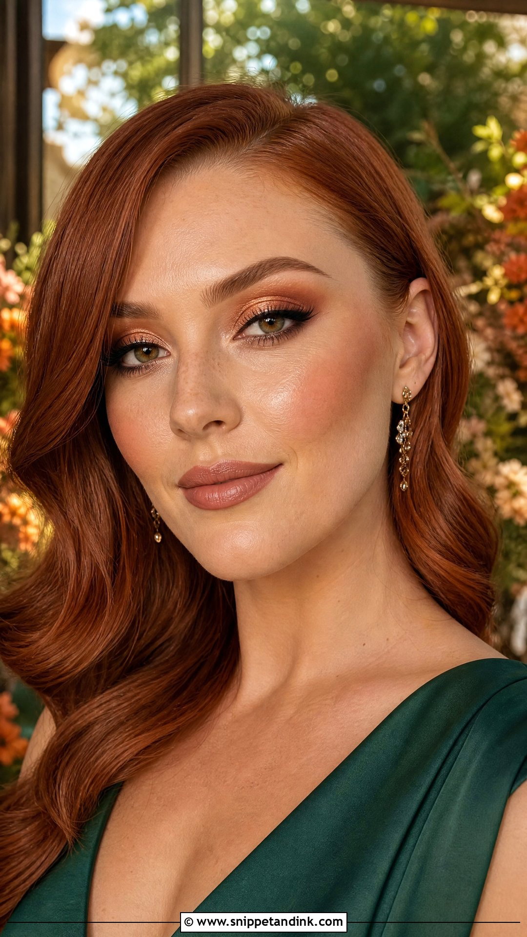 Copper Wedding Guest Makeup for Hazel Eyes - Snippet and Ink - 20 Wedding Guest Makeup for Hazel Eyes