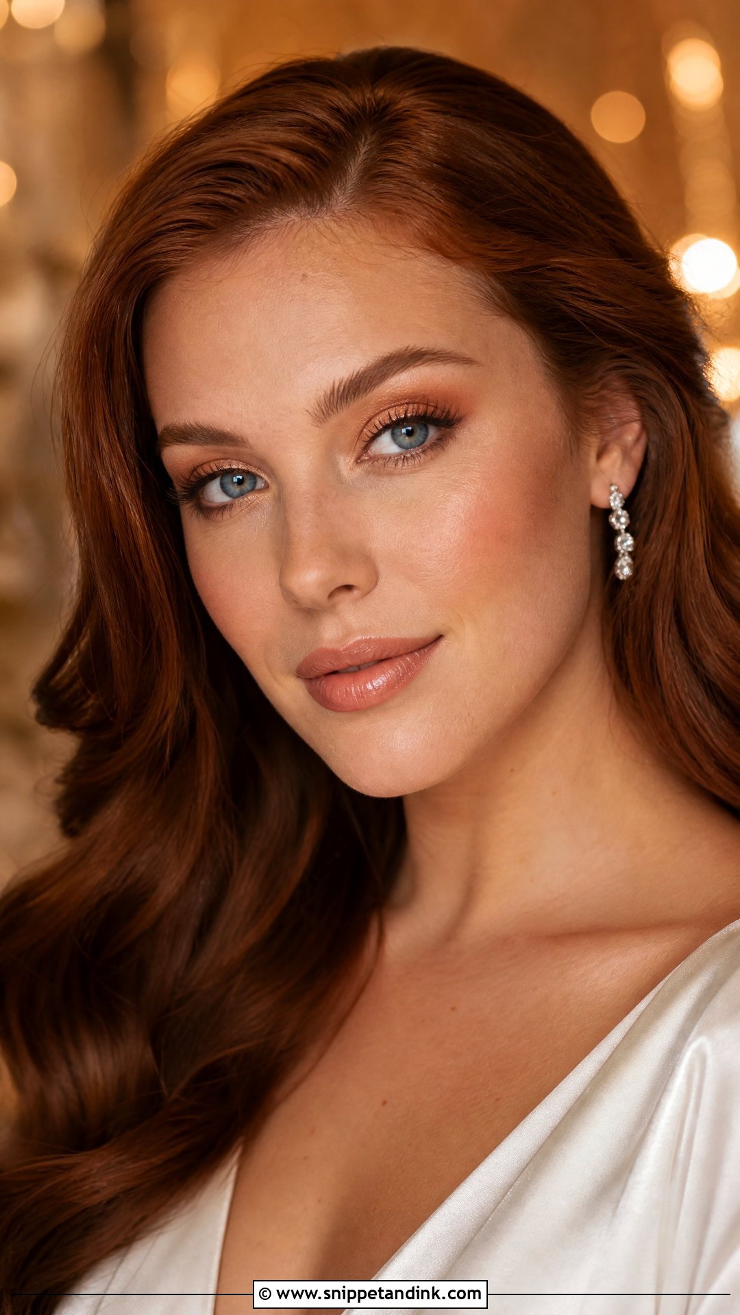 Copper Wedding Makeup For Blue Eyes - Snippet and Ink - 20 Simple Wedding Makeup for Blue Eyes