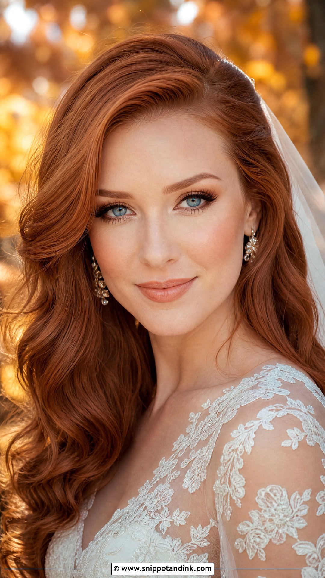 Copper Wedding Makeup For Blue Eyes - Snippet and Ink - 35 Wedding Makeup for Blue Eyes