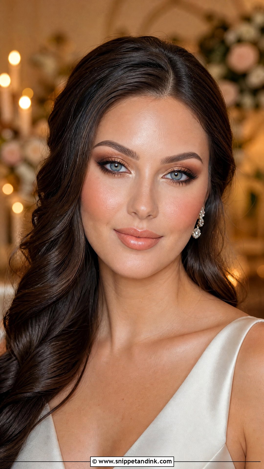Copper Wedding Makeup For Blue Eyes Brunette - Snippet and Ink - 25 Wedding Makeup for Blue Eyes Brunette