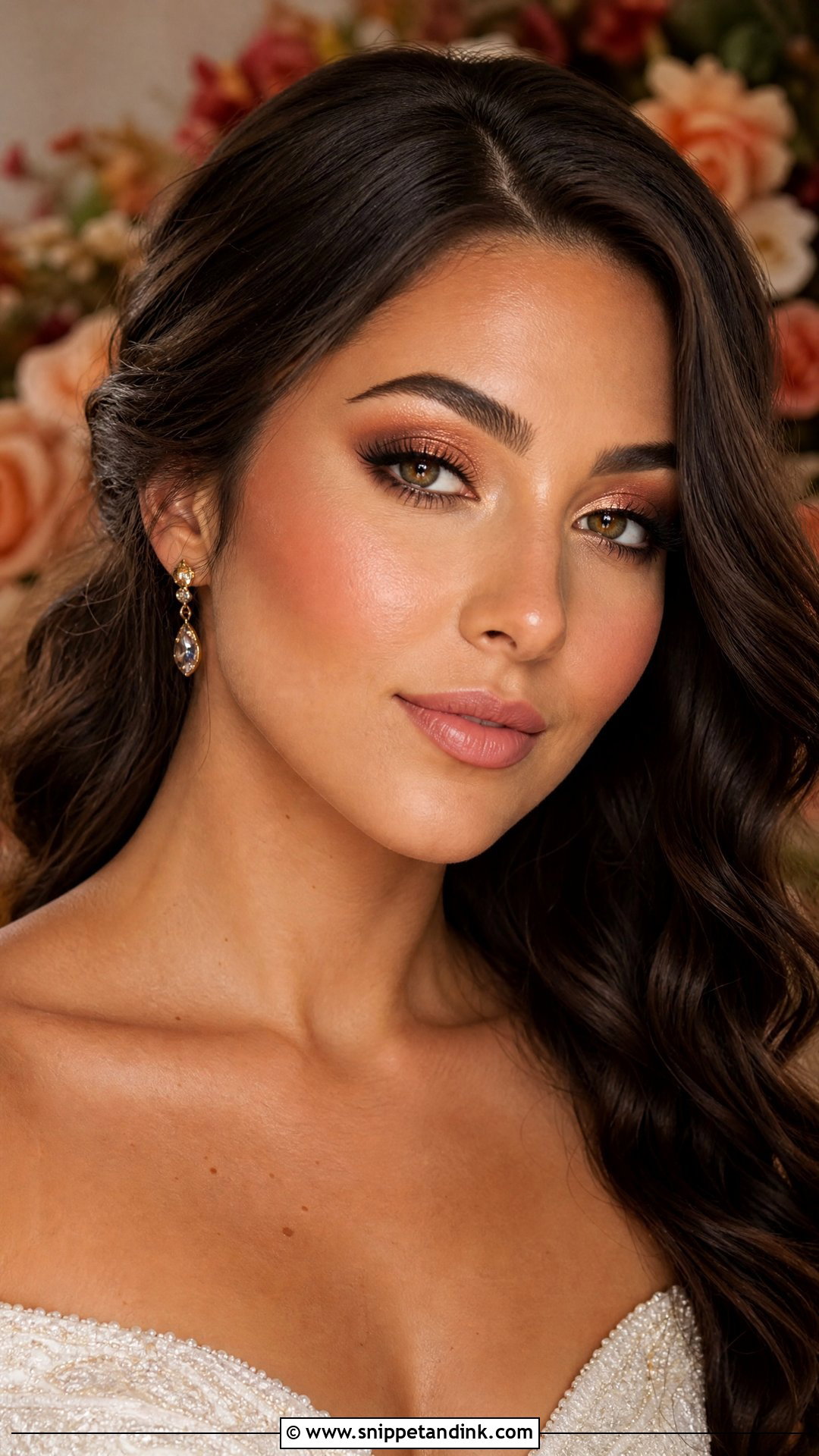 Copper Wedding Makeup For Brown Eyes - Snippet and Ink - 25 Natural Glam Wedding Makeup for Brown Eyes