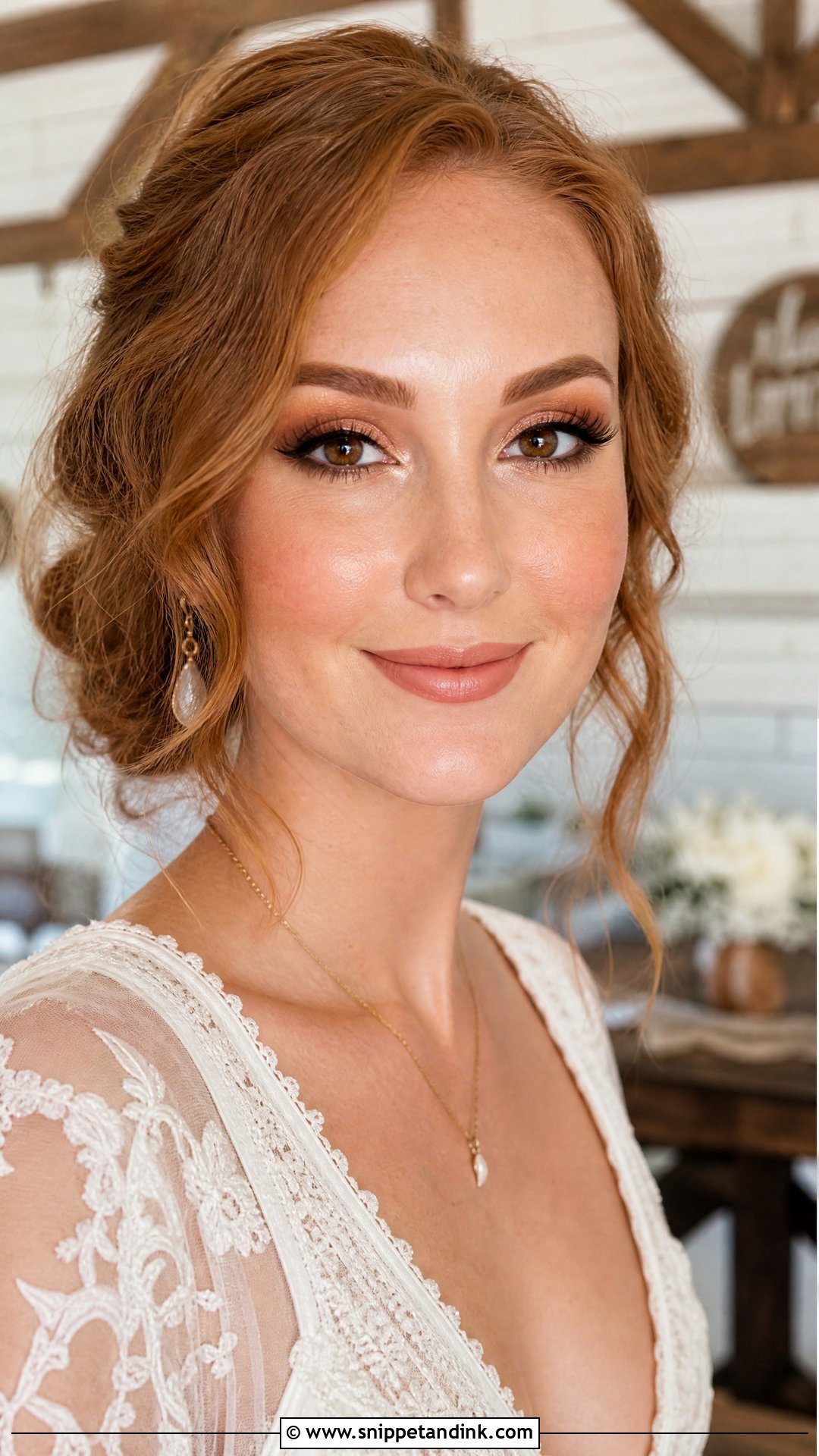 Copper Wedding Makeup For Brown Eyes - Snippet and Ink - 25 Natural Wedding Make Up for Brown Eyes