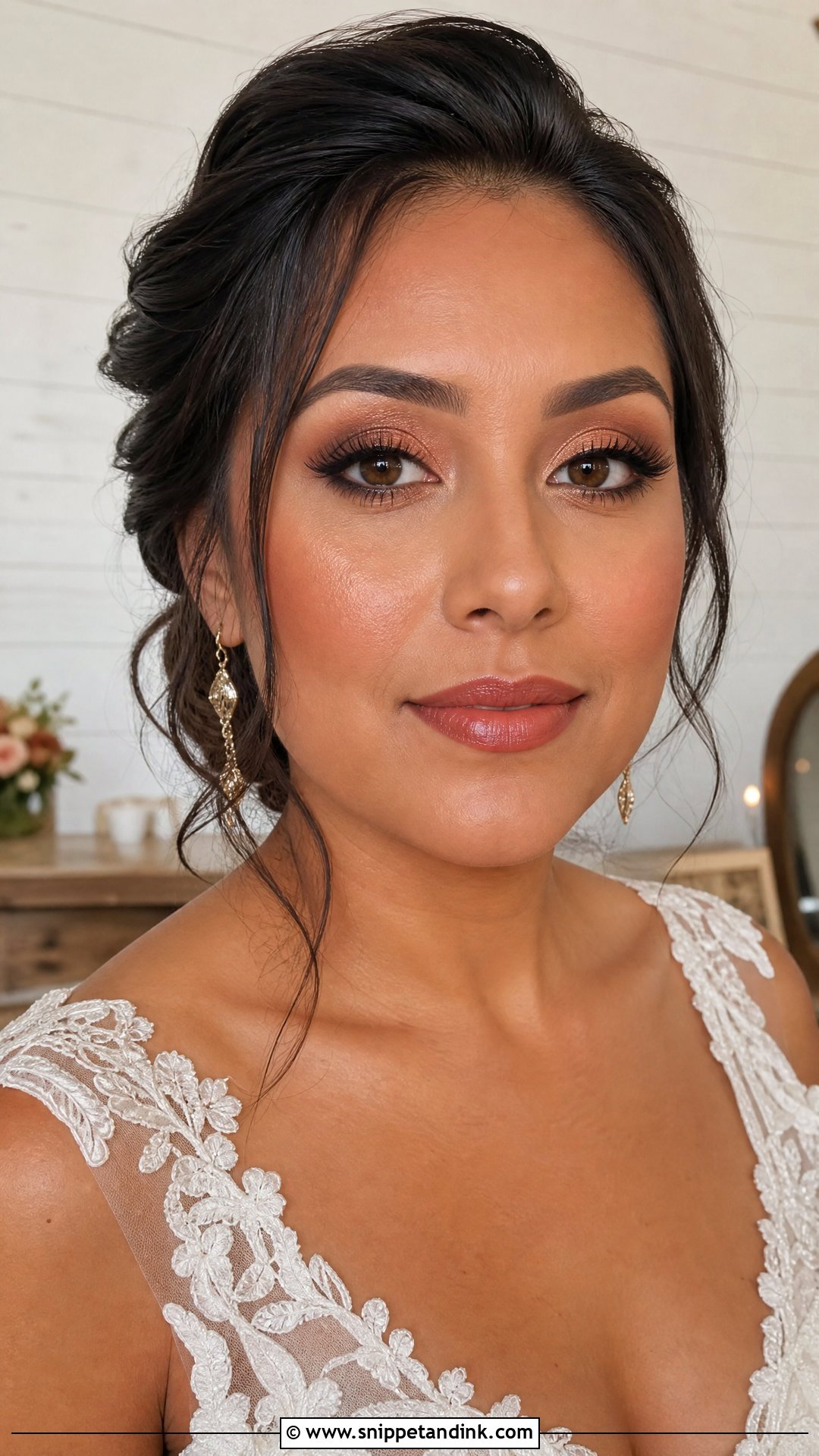 Copper Wedding Makeup For Brown Eyes - Snippet and Ink - 30 Natural Wedding Makeup for Brown Eyes