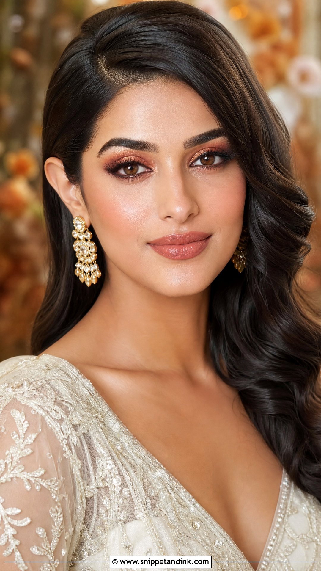 Copper Wedding Makeup For Brown Eyes - Snippet and Ink - 25 Elegant Wedding Makeup for Brown Eyes
