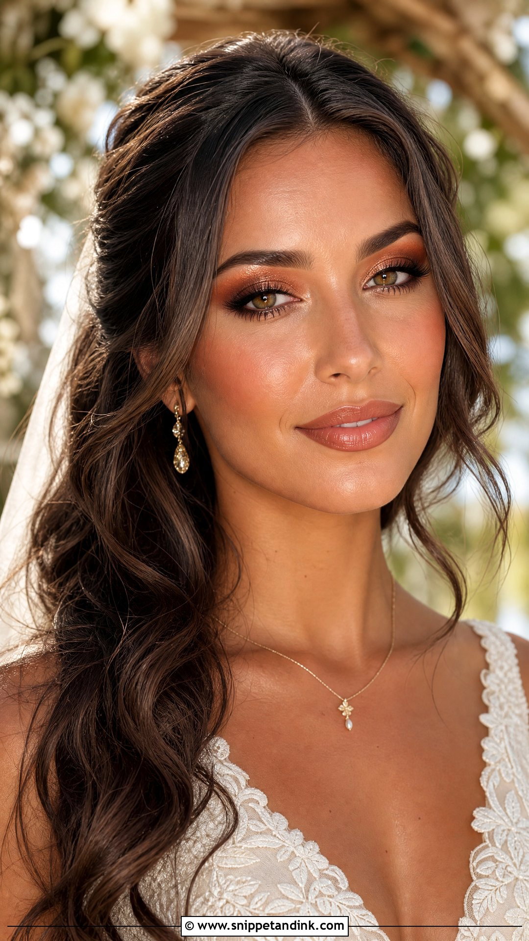Copper Wedding Makeup for Hazel Eyes and Brown Hair - Snippet and Ink - 20 Wedding Makeup for Hazel Eyes and Brown Hair
