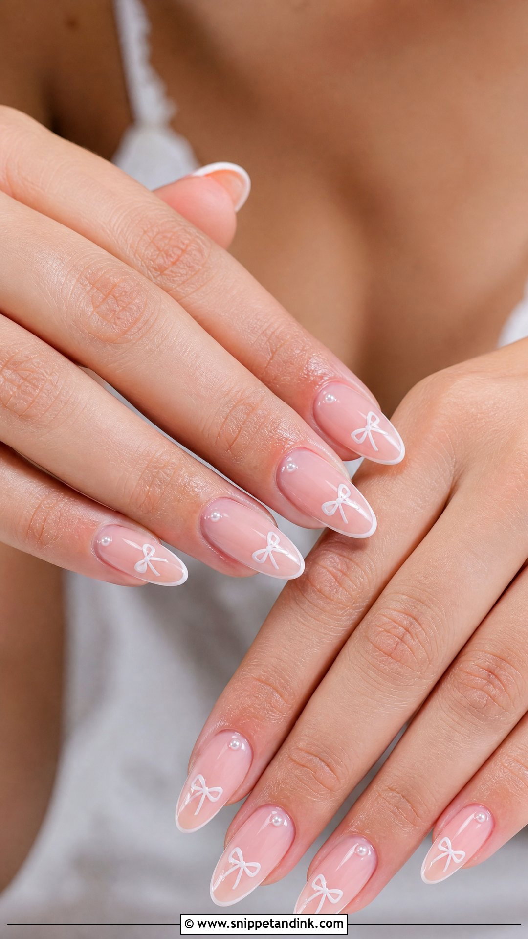 Coquette Bow Wedding Nails - Snippet and Ink - 25 Nails Design for Wedding