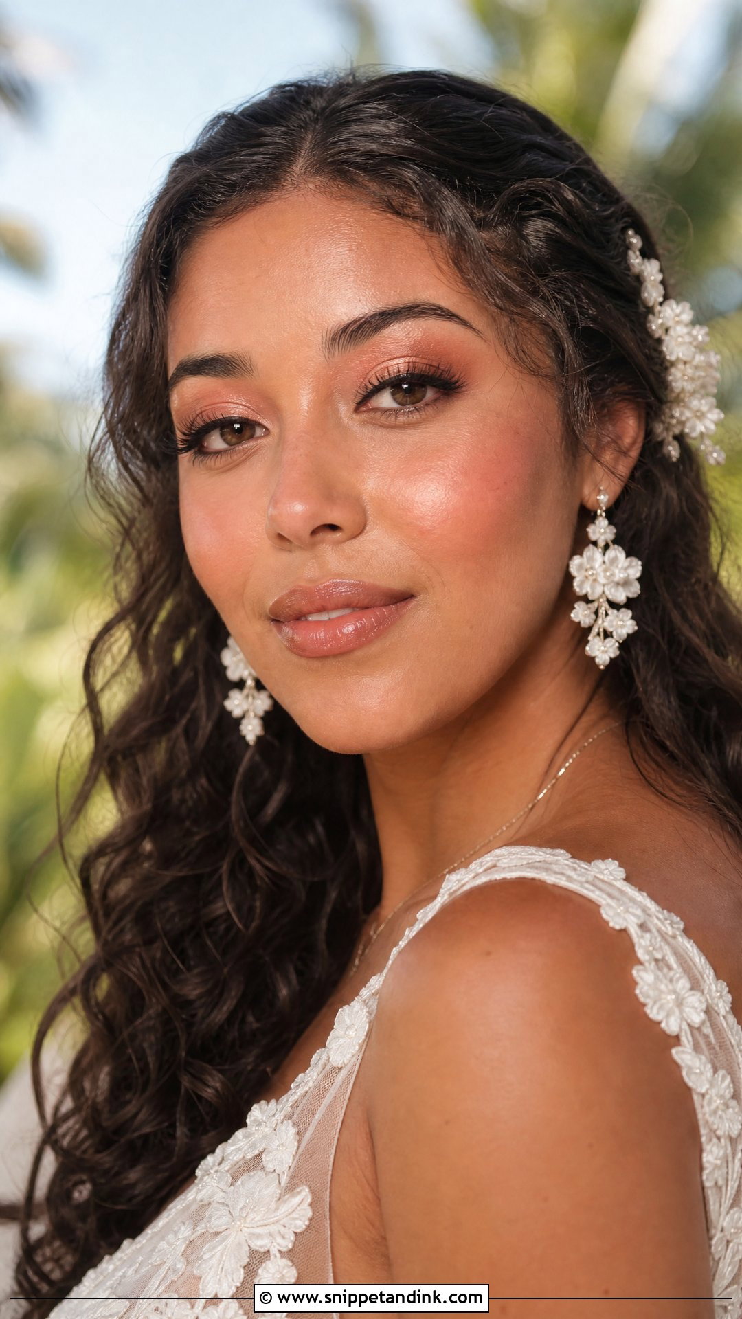 Coral Blush Wedding Makeup For Black Women - Snippet and Ink - 25 Wedding Makeup Black Women