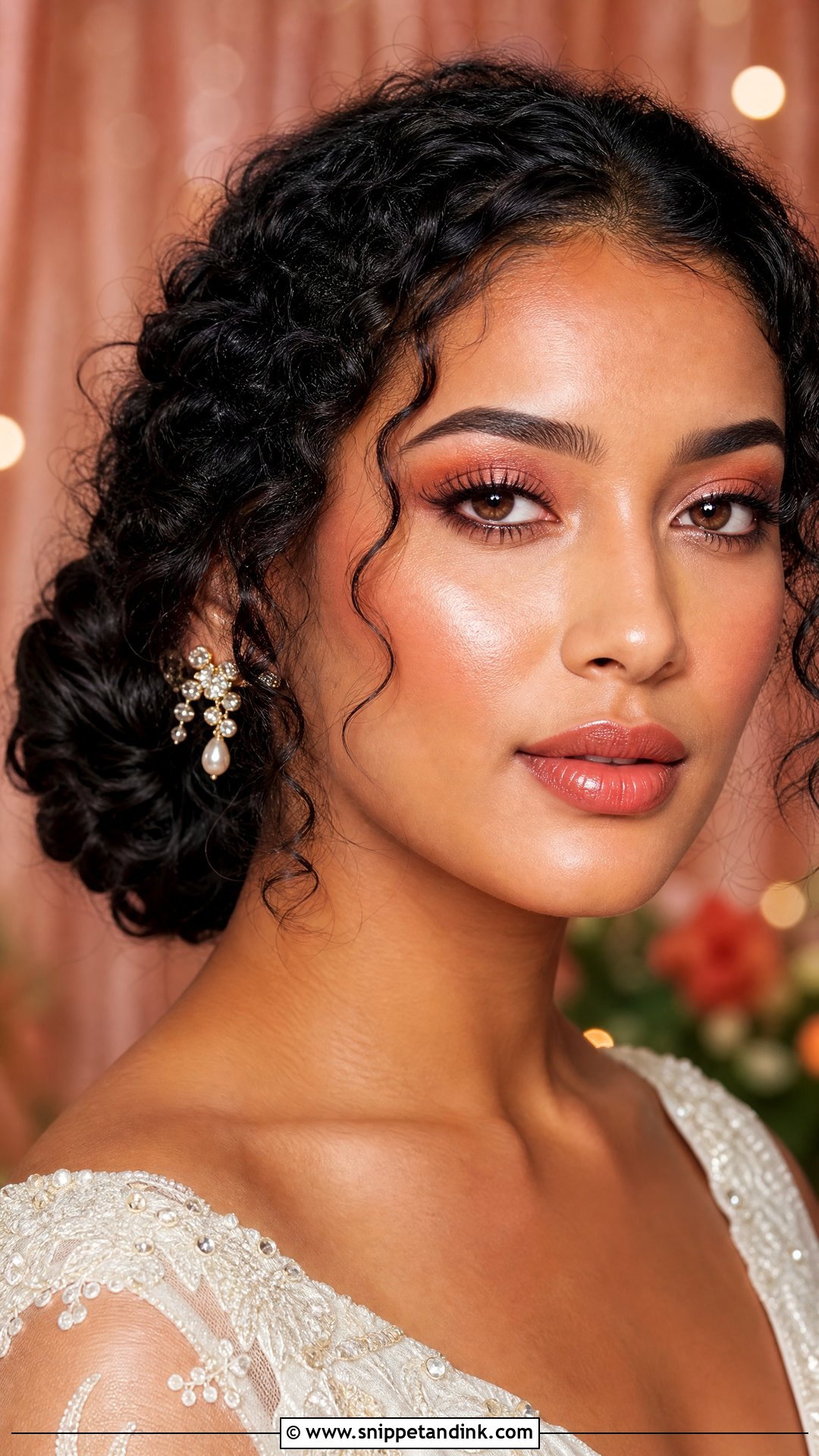 Coral Bridal Makeup For Black Women - Snippet and Ink - 25 Bridal Makeup Black Women