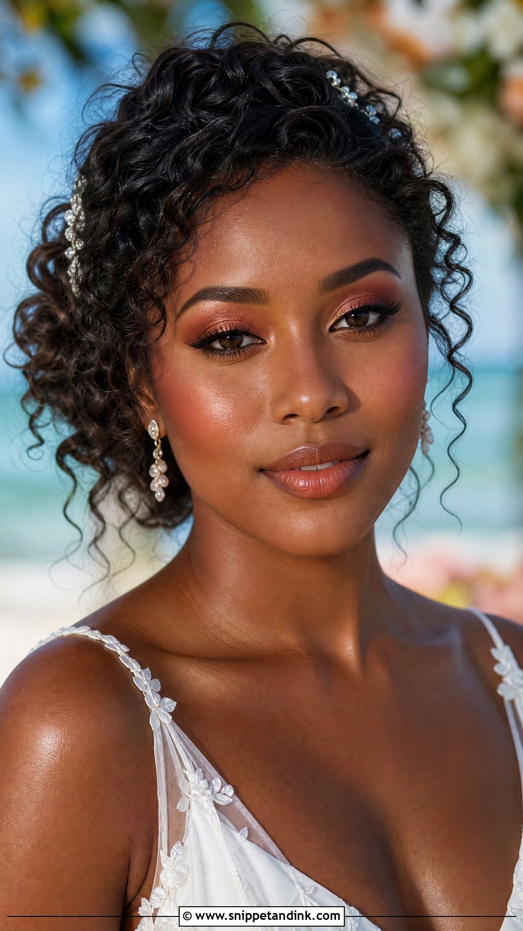 Coral Bridal Makeup For Dark Skin - Snippet and Ink - 20 Bridal Makeup for Dark Skin Ideas
