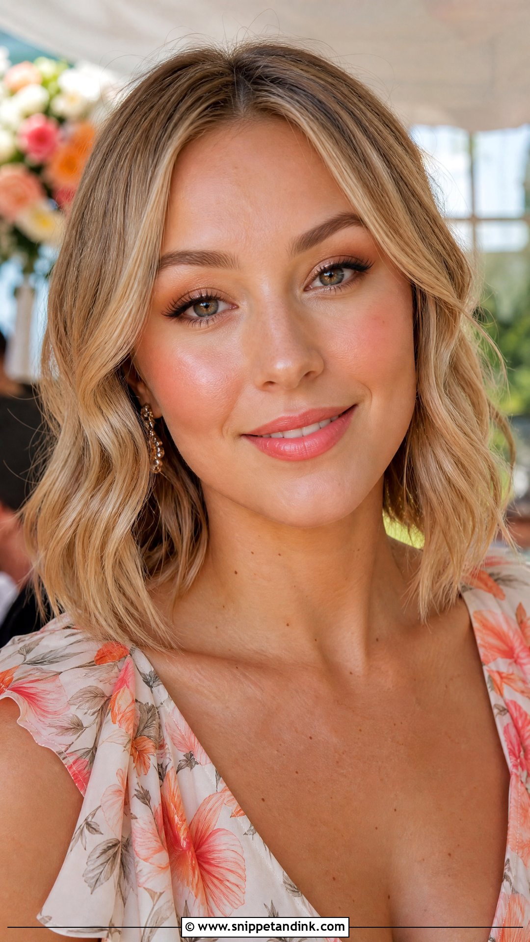 Coral Daytime Wedding Makeup - Snippet and Ink - 20 Daytime Wedding Makeup Ideas