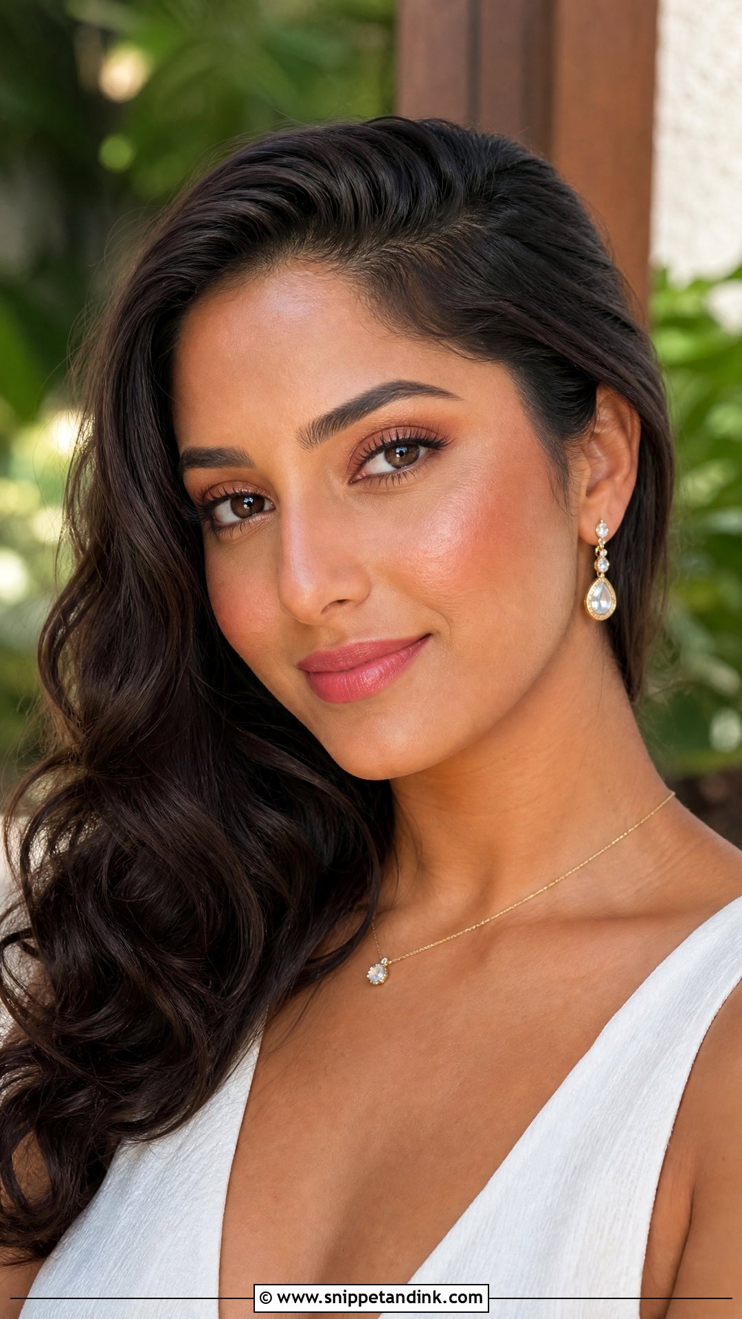 Coral Engagement Makeup - Snippet and Ink - 30 Engagement Makeup Ideas