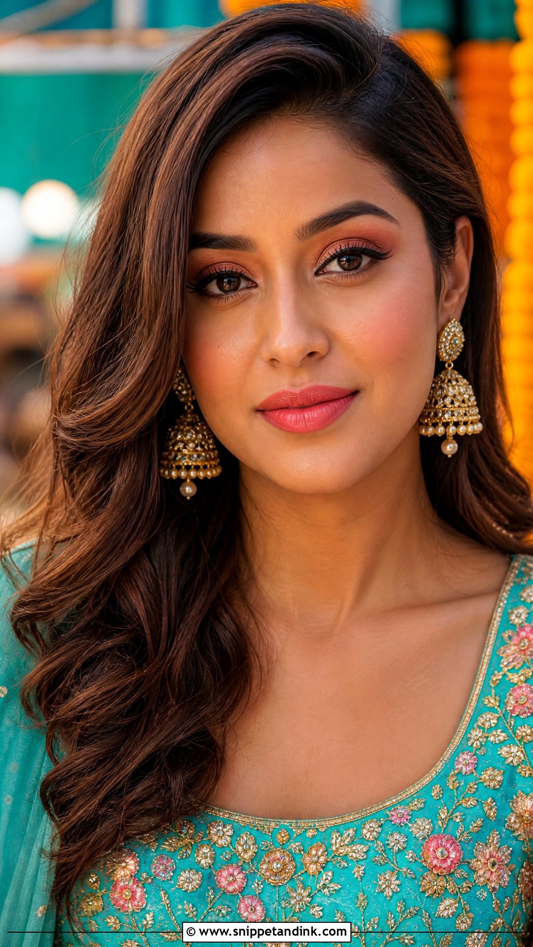 Coral Party Makeup For Indian Wedding - Snippet and Ink - 25 Party Makeup for Indian Wedding Ideas