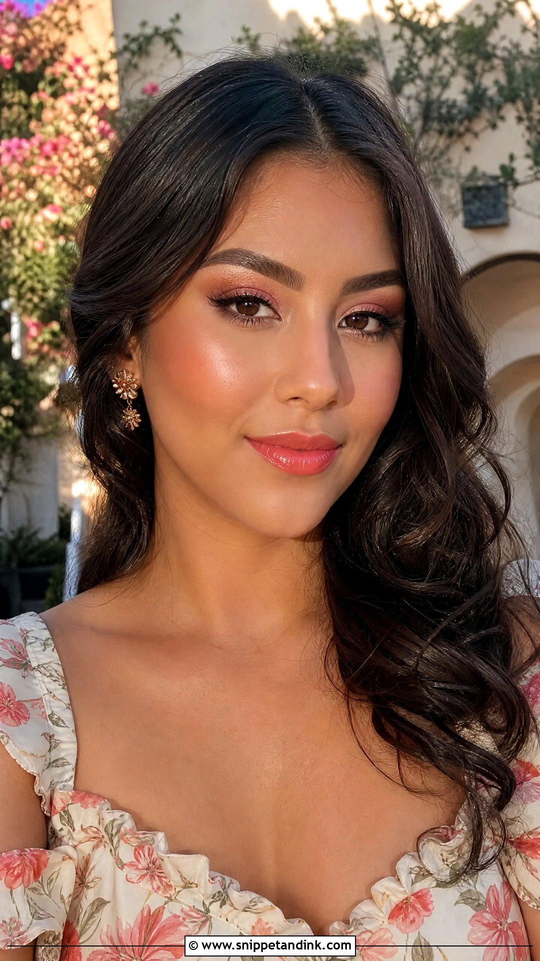 Coral Spring Wedding Makeup - Snippet and Ink - 25 Spring Wedding Makeup Ideas