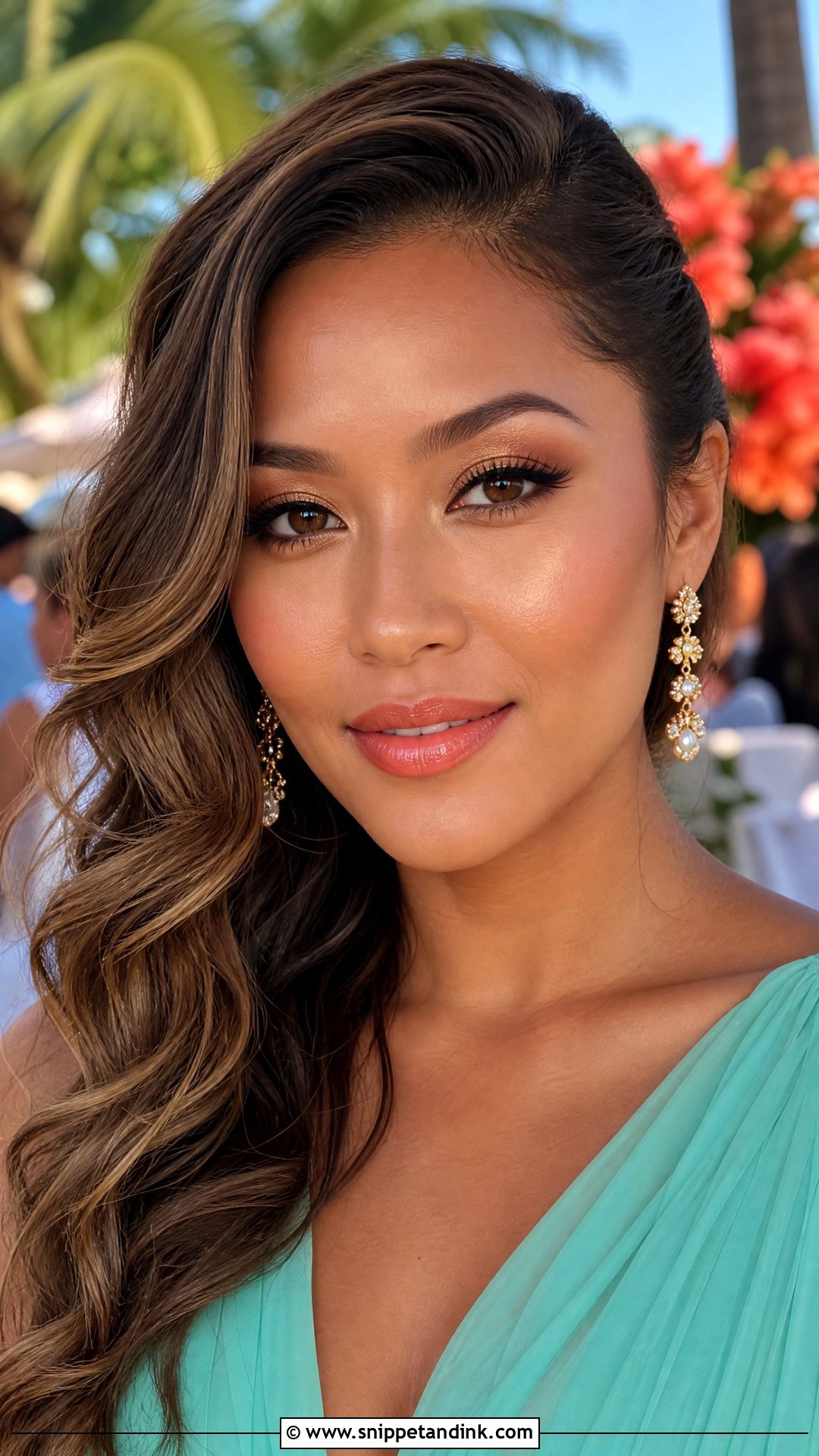 Coral Wedding Guest Makeup - Snippet and Ink - 30 Makeup for Wedding Guest Ideas