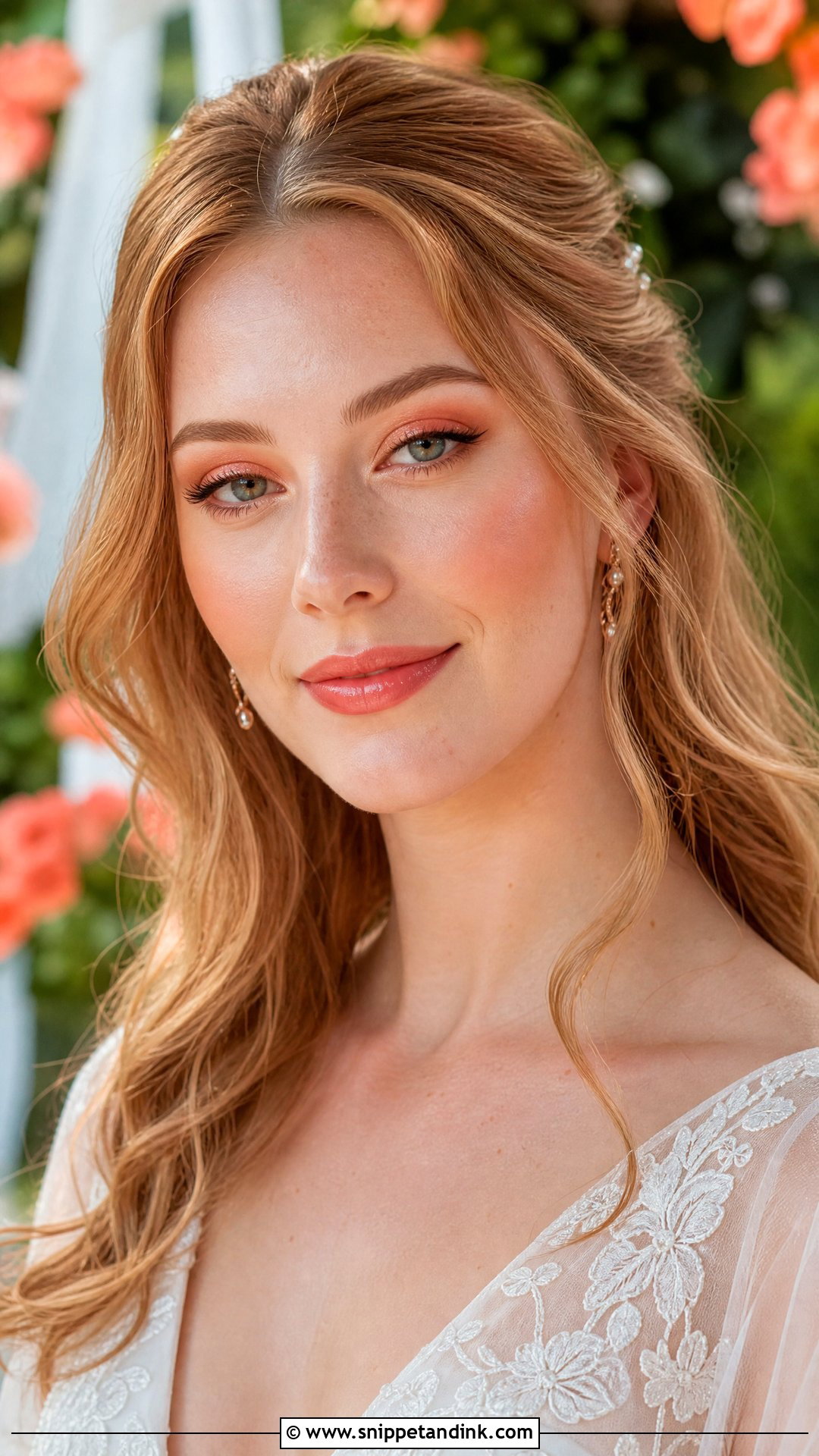 Coral Wedding Makeup - Snippet and Ink - 25 Soft Makeup Look for Wedding Ideas