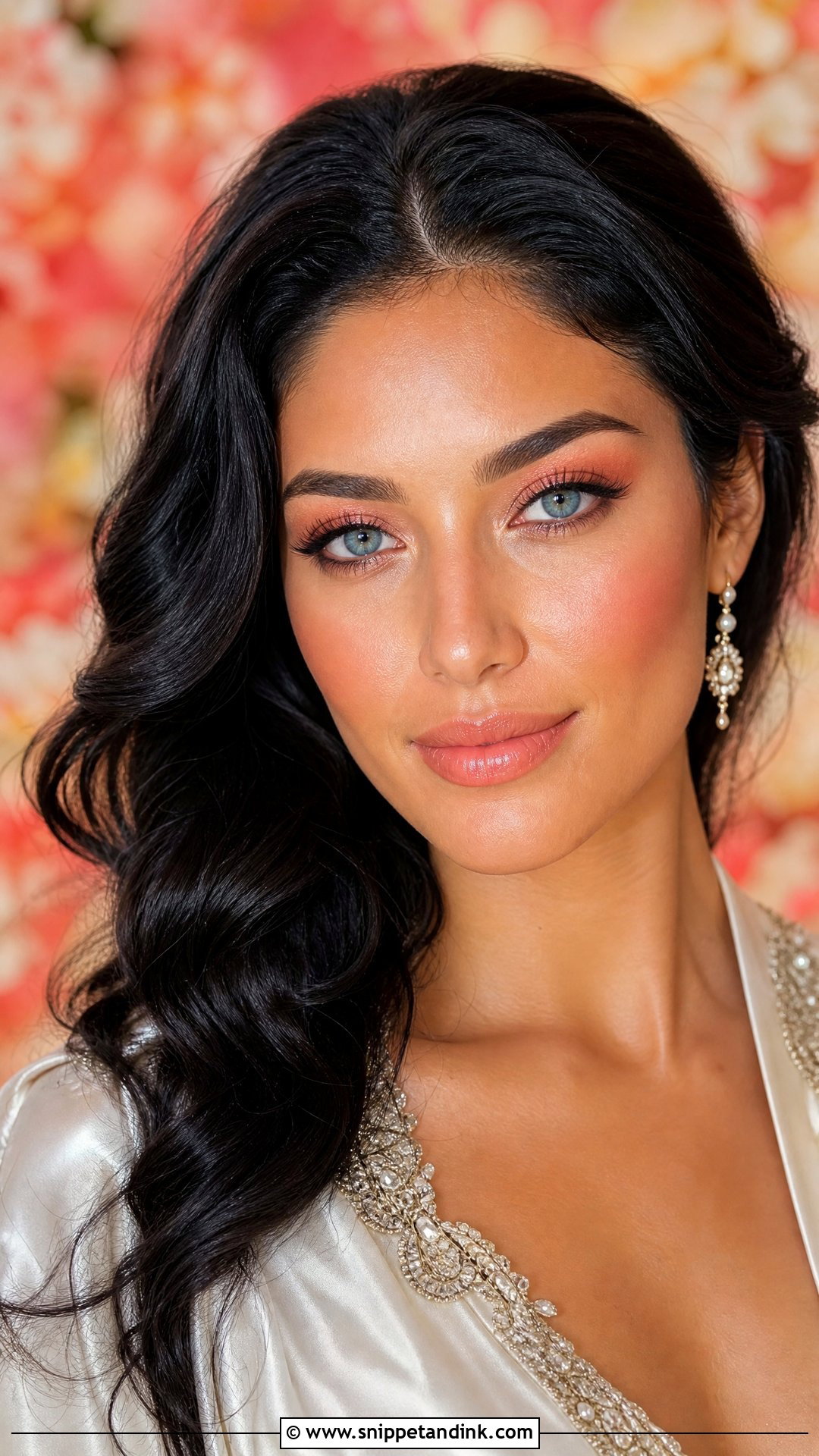 Coral Wedding Makeup For Blue Eyes - Snippet and Ink - 20 Simple Wedding Makeup for Blue Eyes