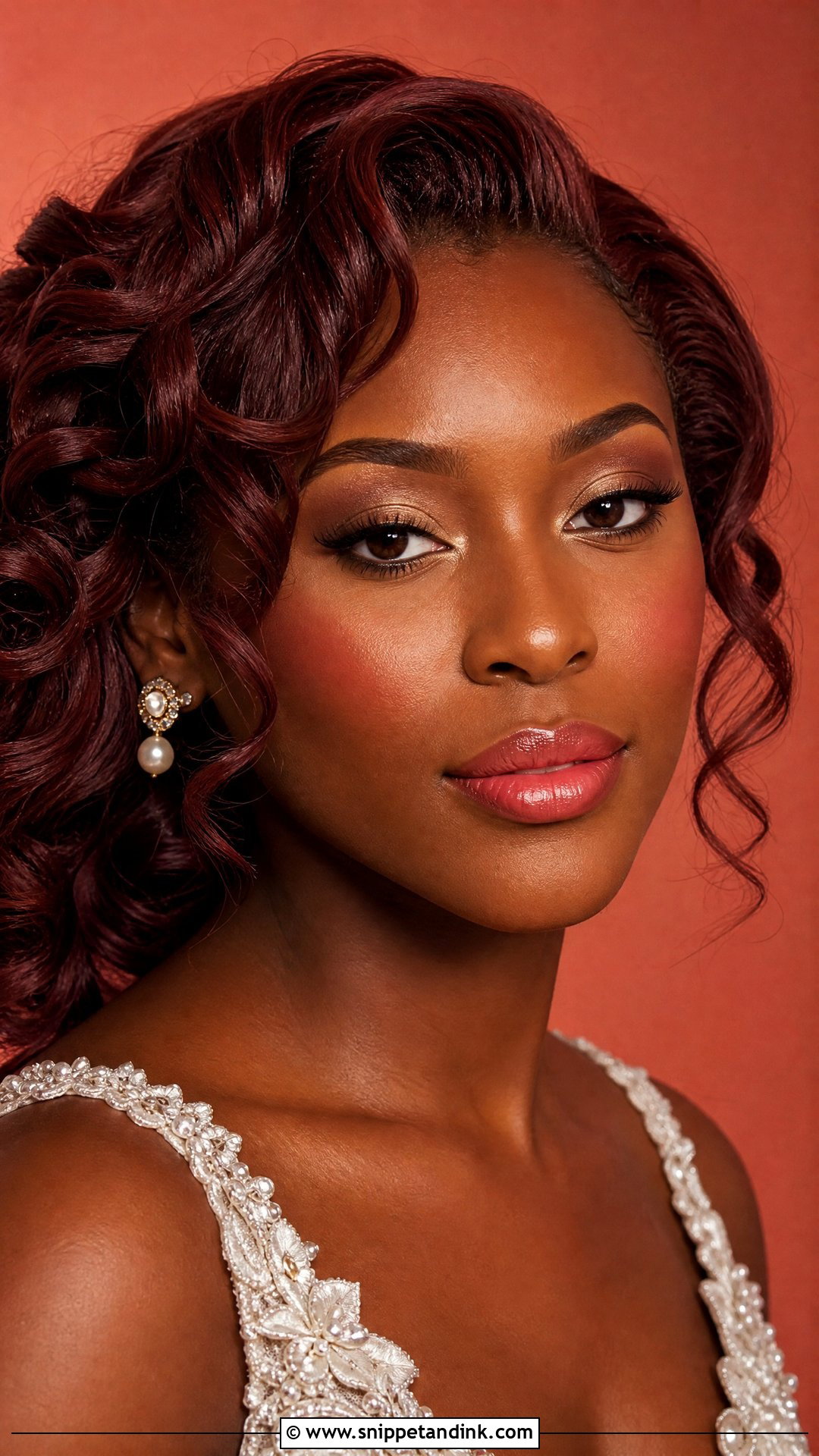 Coral Wedding Makeup For Redheads - Snippet and Ink - 20 Red Head Wedding Makeup Ideas