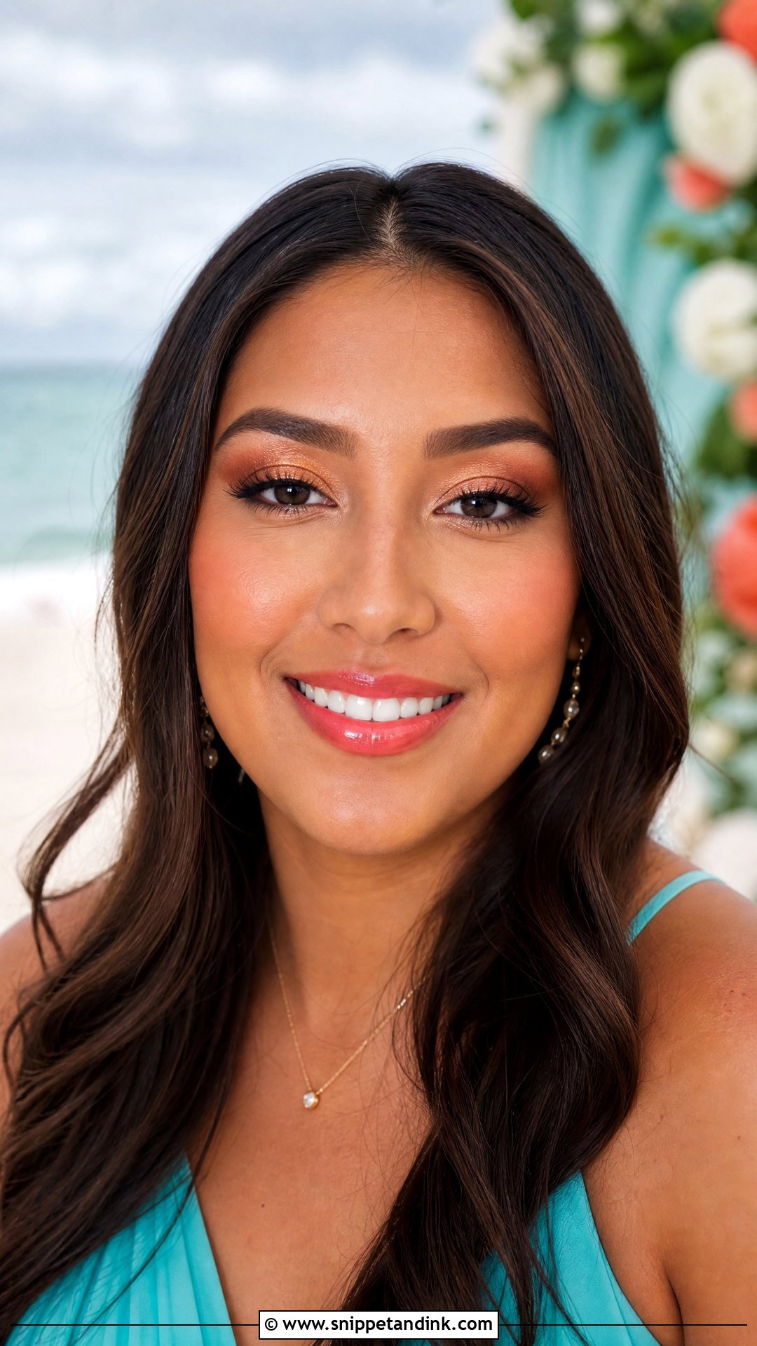 Coral Wedding Party Makeup - Snippet and Ink - 25 Wedding Party Makeup Ideas
