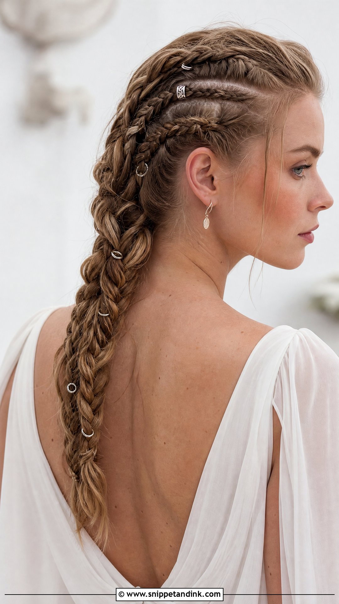 Cornrow Inspired Viking Braids - Snippet and Ink - 20 Viking Wedding Hairstyles